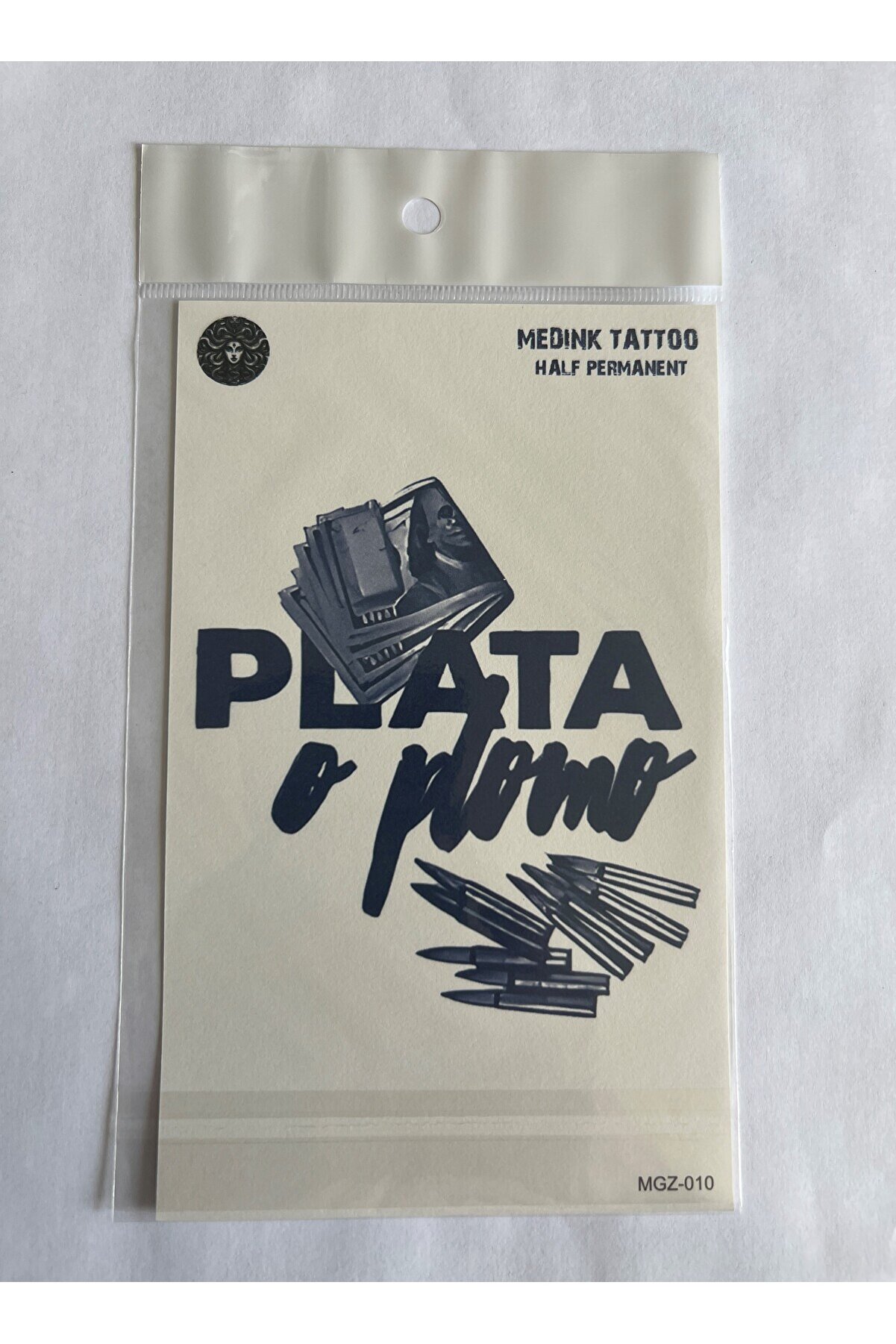 Ai̇rbrush Tattoo Plata18X11 Cm Yarı Kalıcı Hayalet Ge&ccedil;i̇ci̇ D&ouml;vme Yapıştırma D&ouml;vme