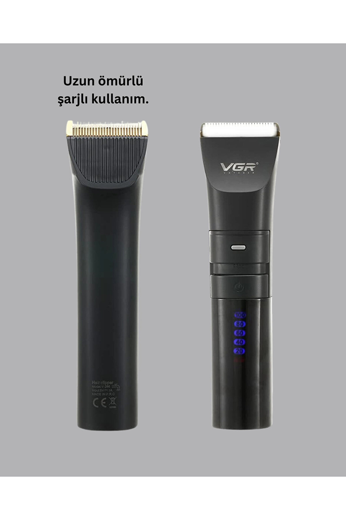 Şarjlı Saç Kesme Maki̇nesi̇ – 4 Taraklı, 2 Kademeli̇ Güç Ayarı, Uzun Pi̇l Ömrü