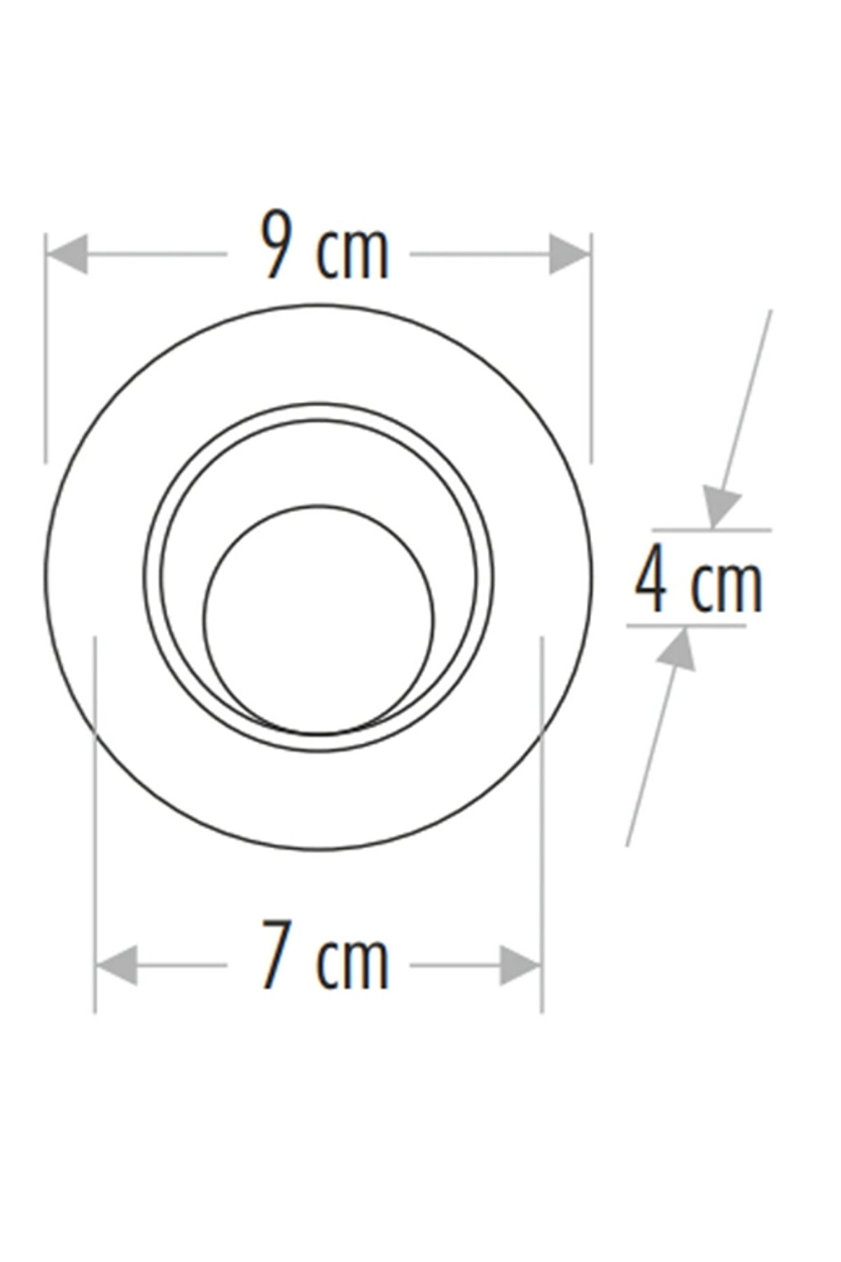 Cata Ct 5204 Led Spot 7W 3200K Gün Işığı