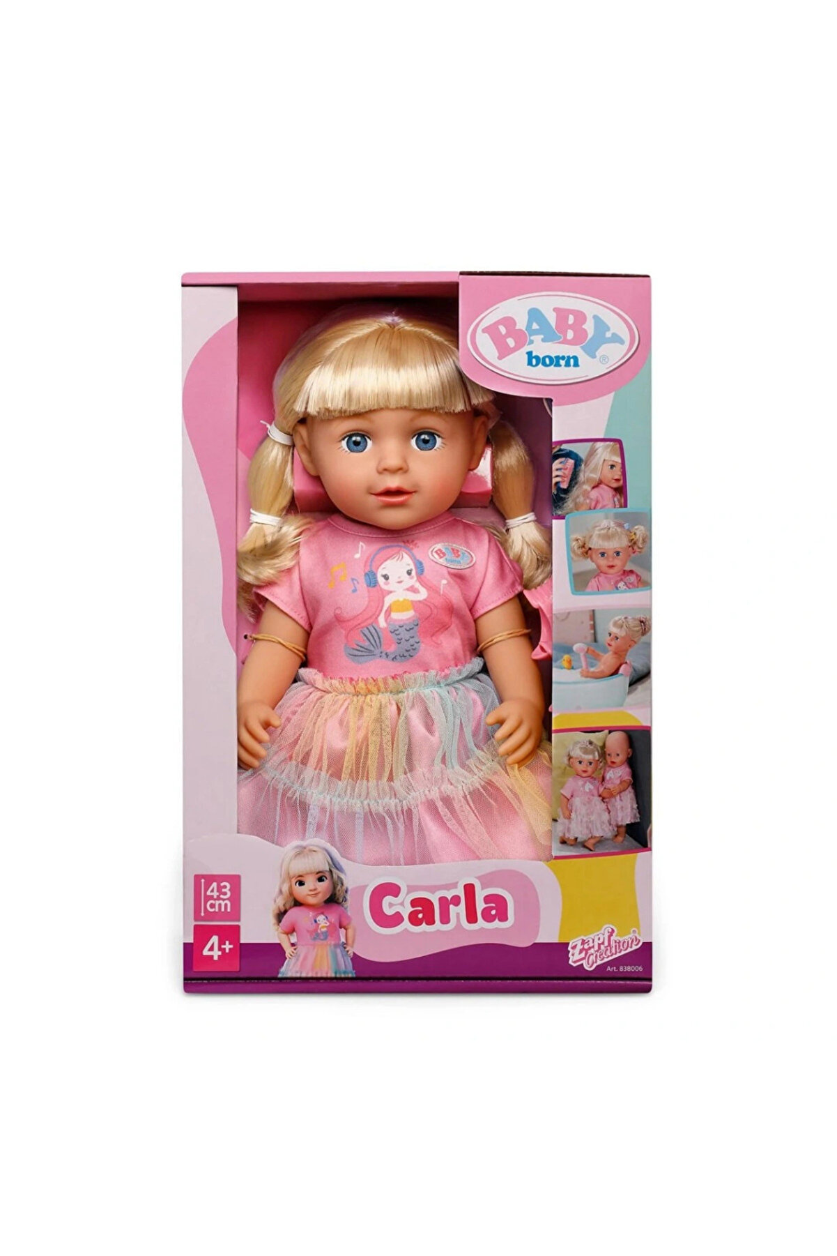 Baby Born Carla Kız Kardeş Bebeği̇ 43 Cm