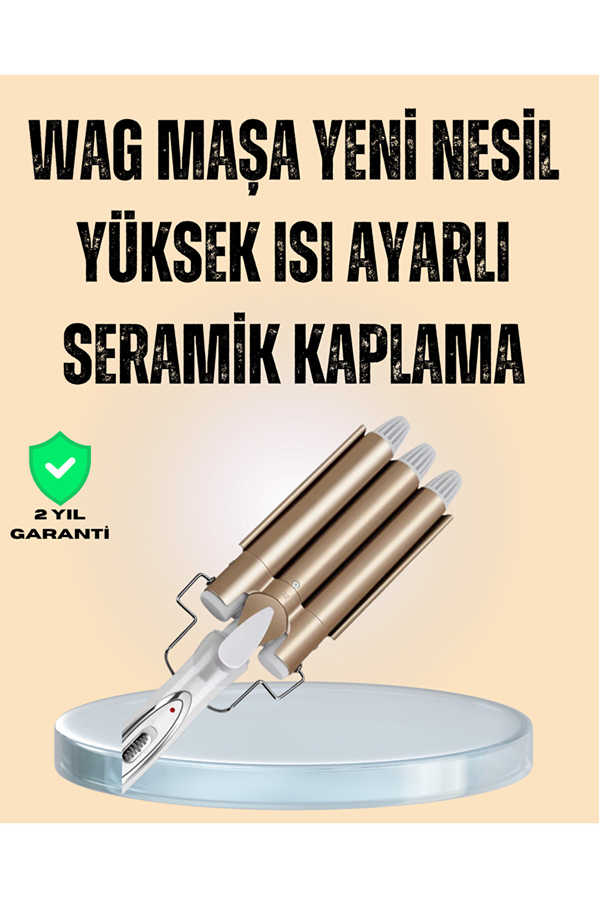 teknodayım Ayarlanabilir Isılı Bukle Saç Maşası