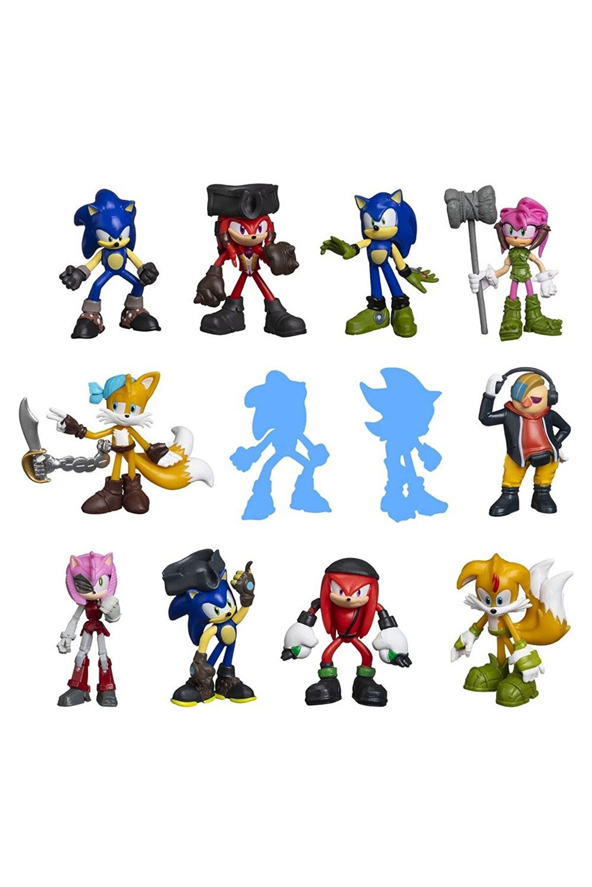 gizmurstore Sonic Prime 12'li Deluxe Fig&uuml;r Seti