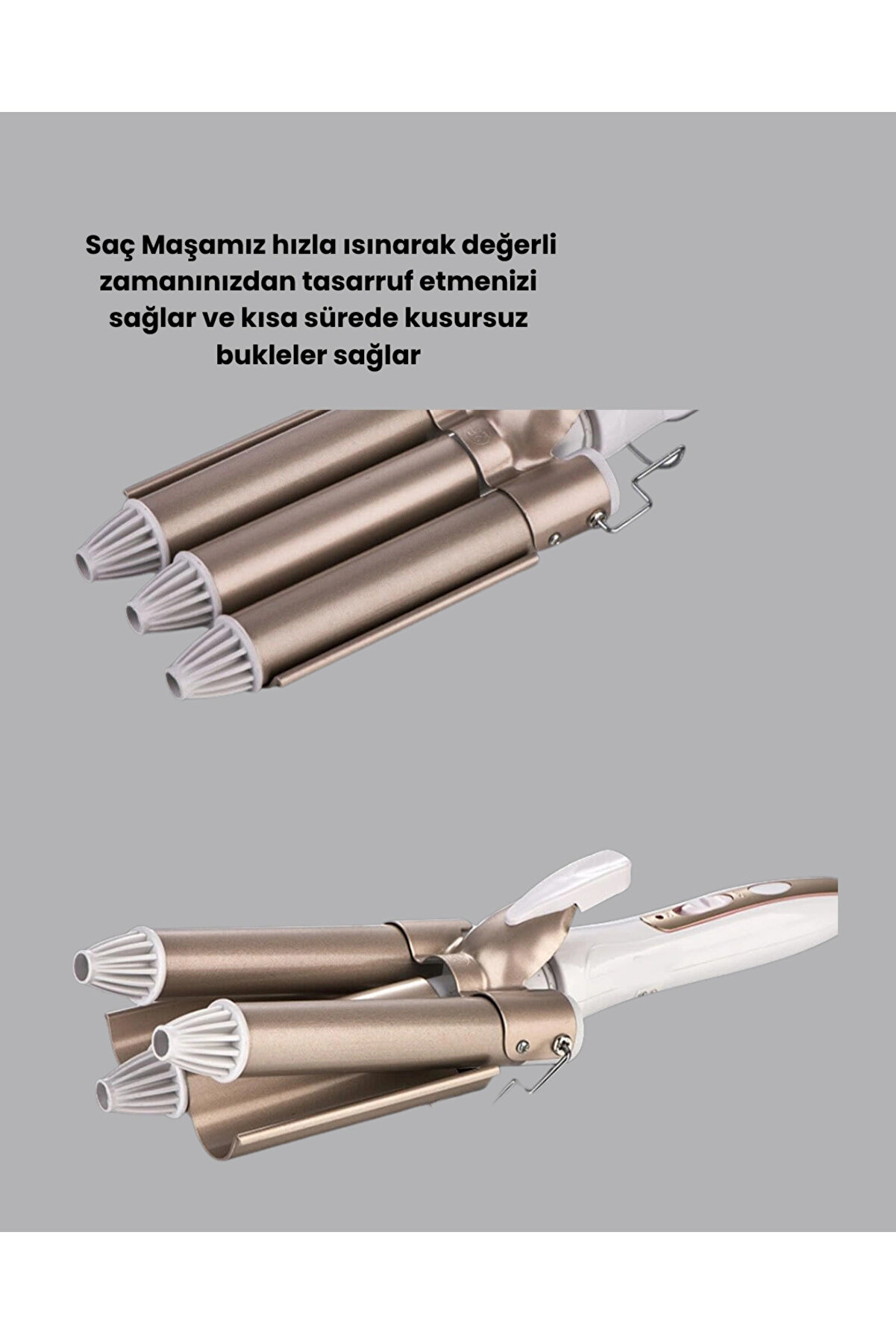 Profesyonel Kullanıma Uygun Bukle Maşası