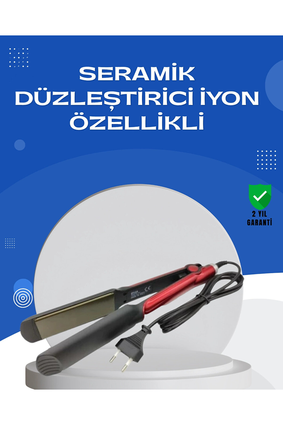 gizmurstore Iyon Teknolojili Düzleştirici – Düzleştirici ve Dalga Yapma Özellikli