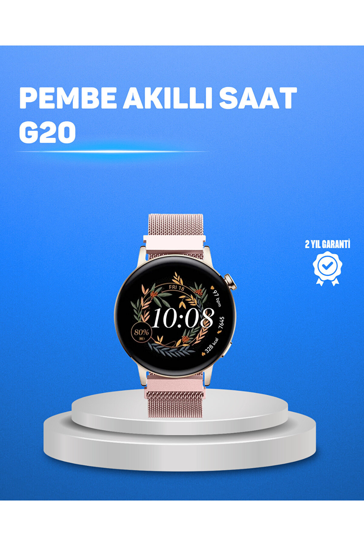Toptan Bulurum Kablosuz Şarjlı Tam Ekran Akıllı Saat – Türkçe Dil Desteği ve Uzun Pil Ömrü