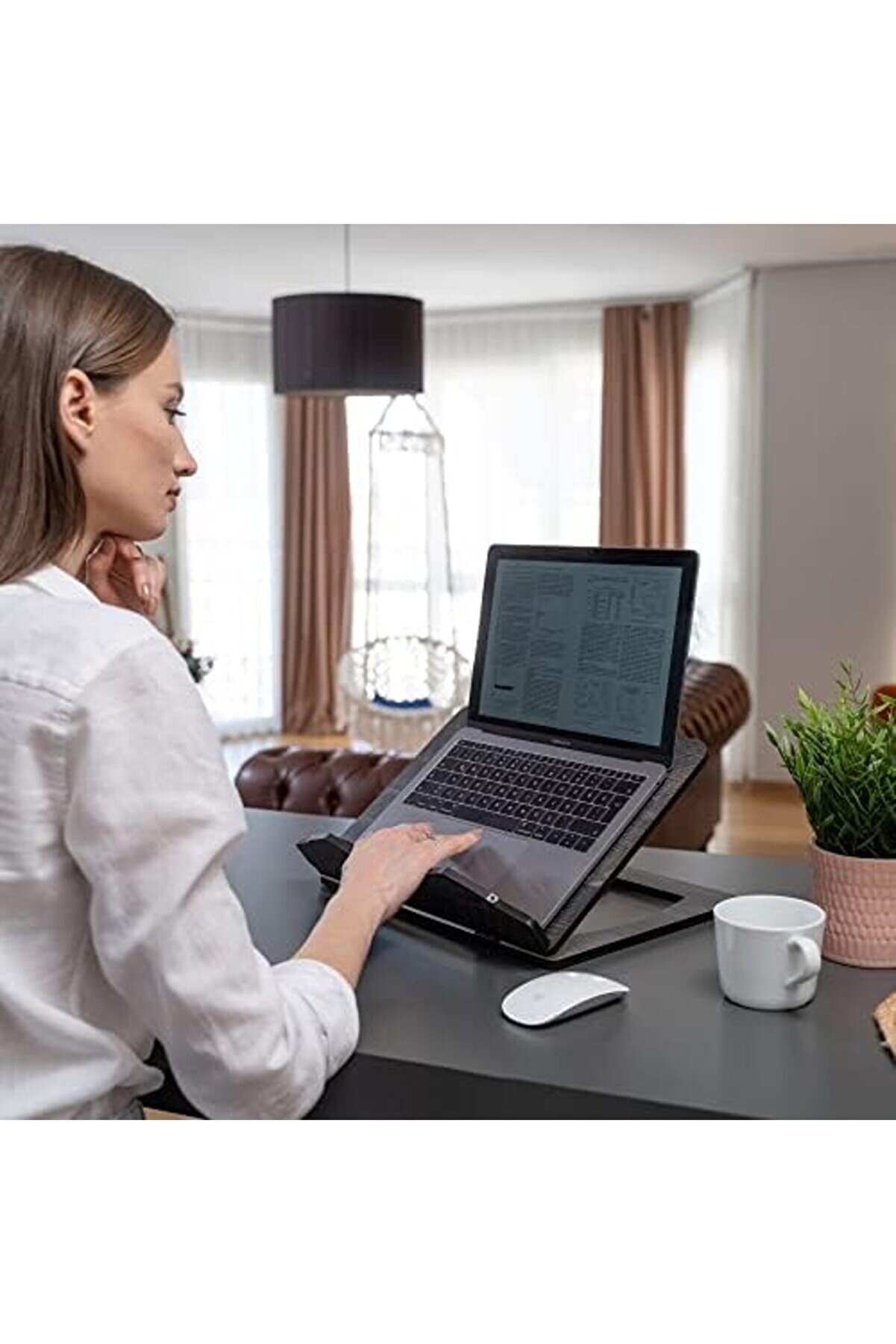 Modashi̇ne - Ki̇tap Okuma Büyük Boy (Cevi̇z) Modascope 1014773