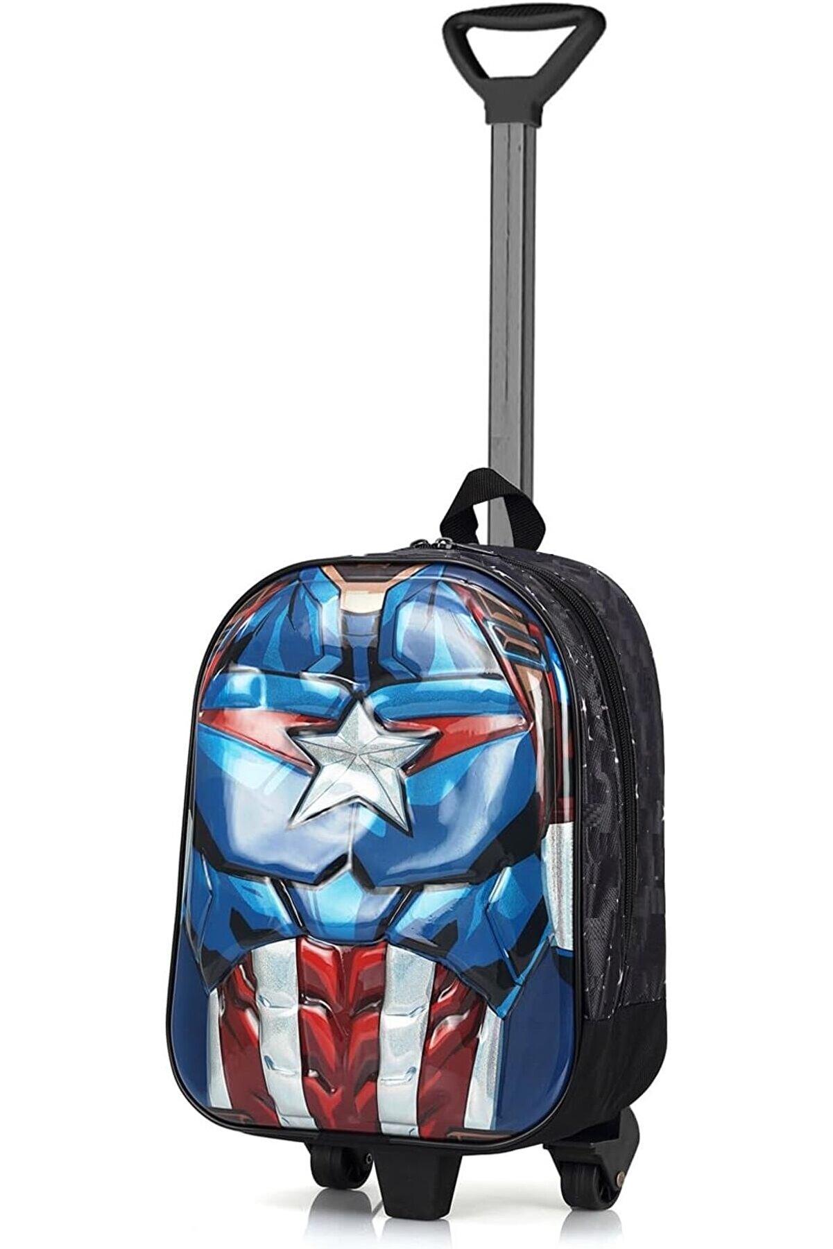 STOREMAX modashine Anaokulu Çocuk çekçekli Valiz Sırt Çantası Çekçekli Erkek çocuk Süper Kahraman Çizgi Film
