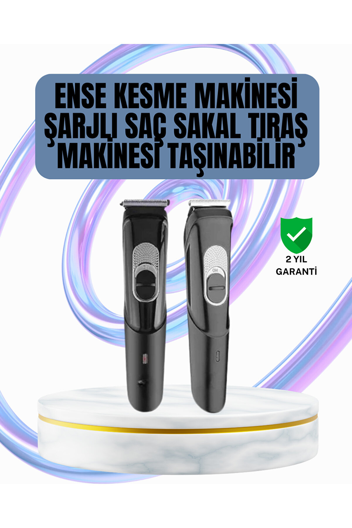Toptan Bulurum Ergonomik Tasarımlı, 3 Taraklı Profesyonel Şarjlı Saç Sakal Tıraş Makinesi