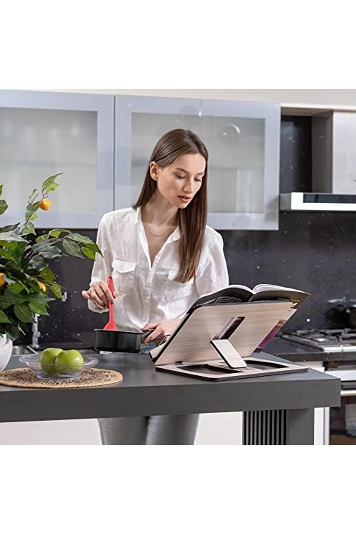 Modashi̇ne - Ki̇tap Okuma Büyük Boy (Cevi̇z) Modascope 1014773