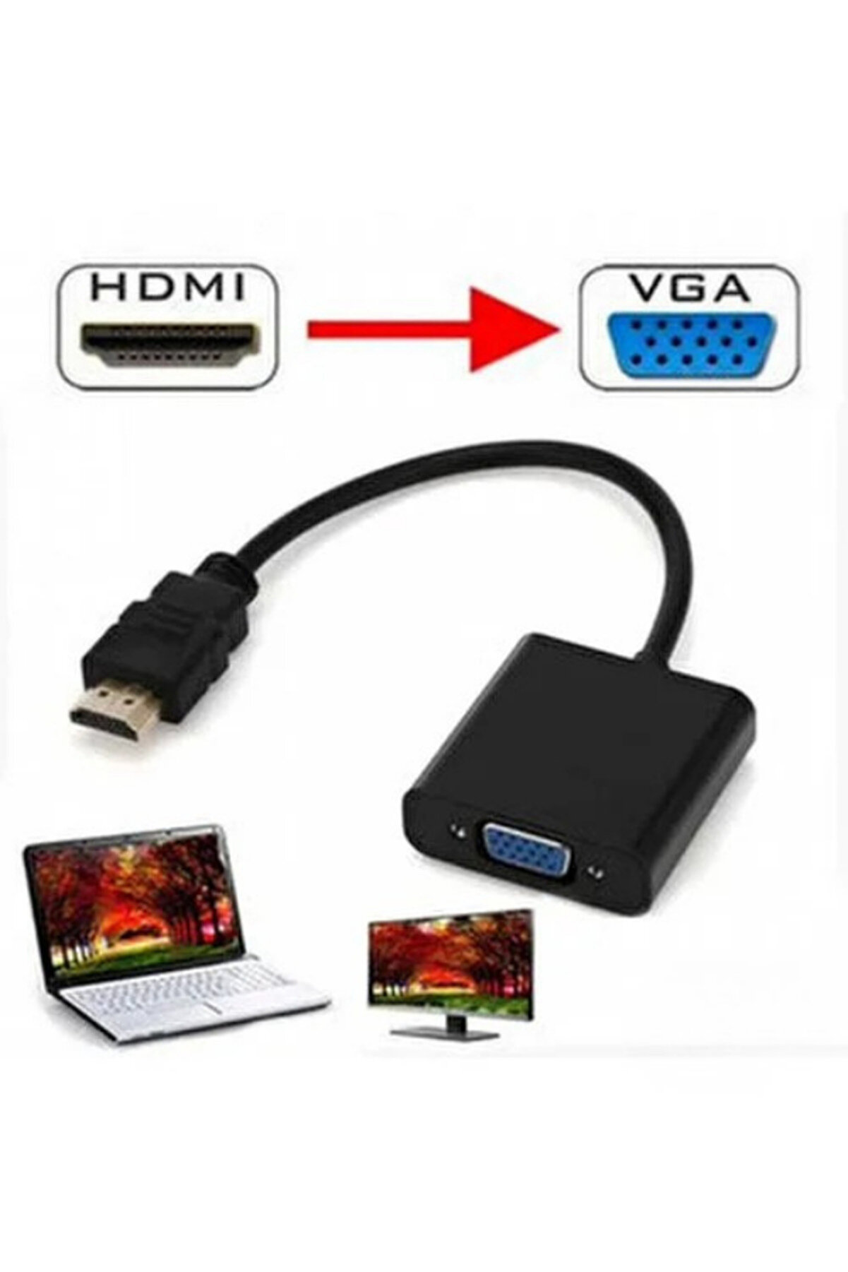 Hdmı To Vga Çevi̇ri̇ci̇