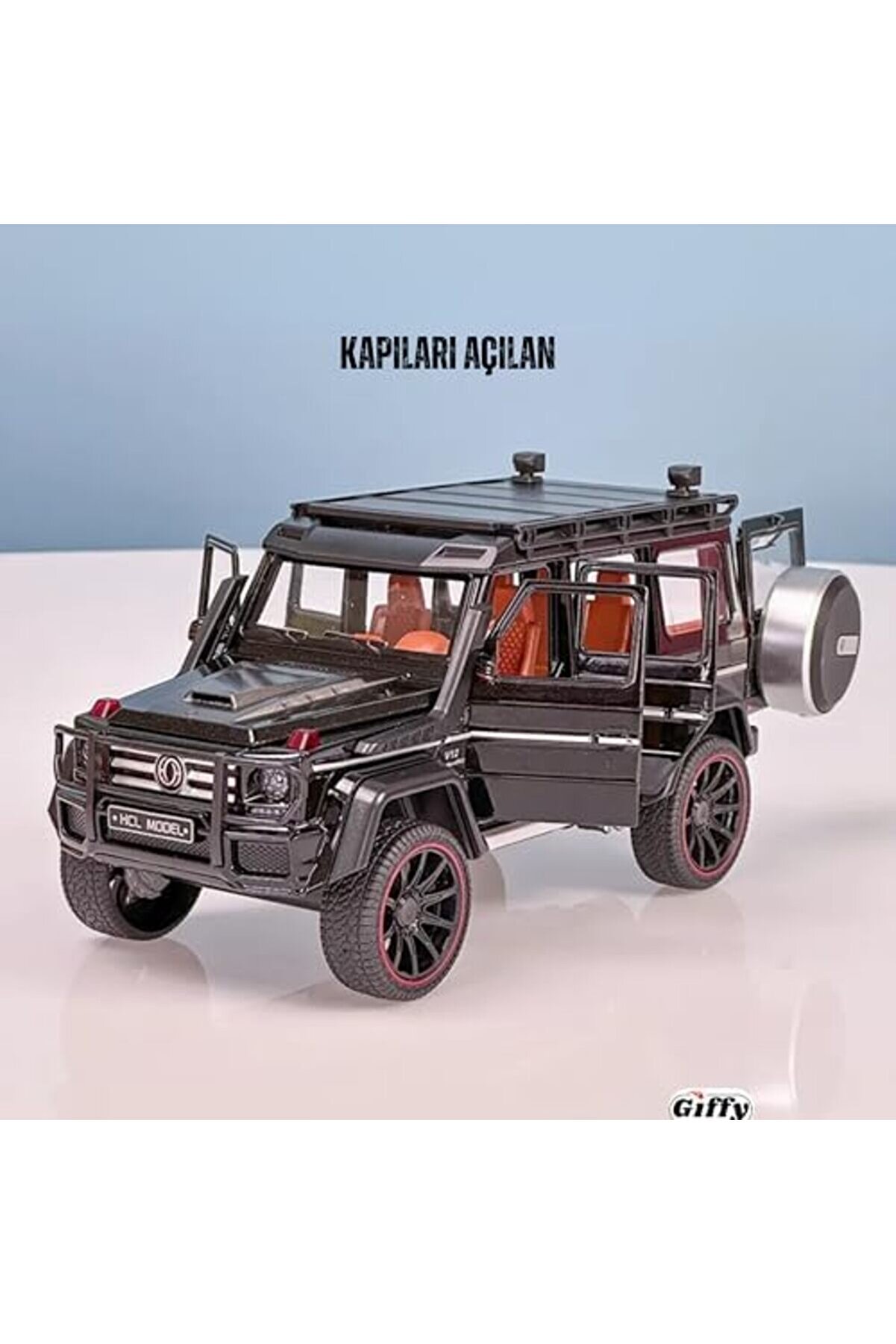 Modashi̇ne G Seri̇ Arazi̇ Aracı Di̇e Cast Model Kutulu Buhar Atan &Ccedil;ek Bırak Full Fonksi̇yon Kapıları A&ccedil;ıl