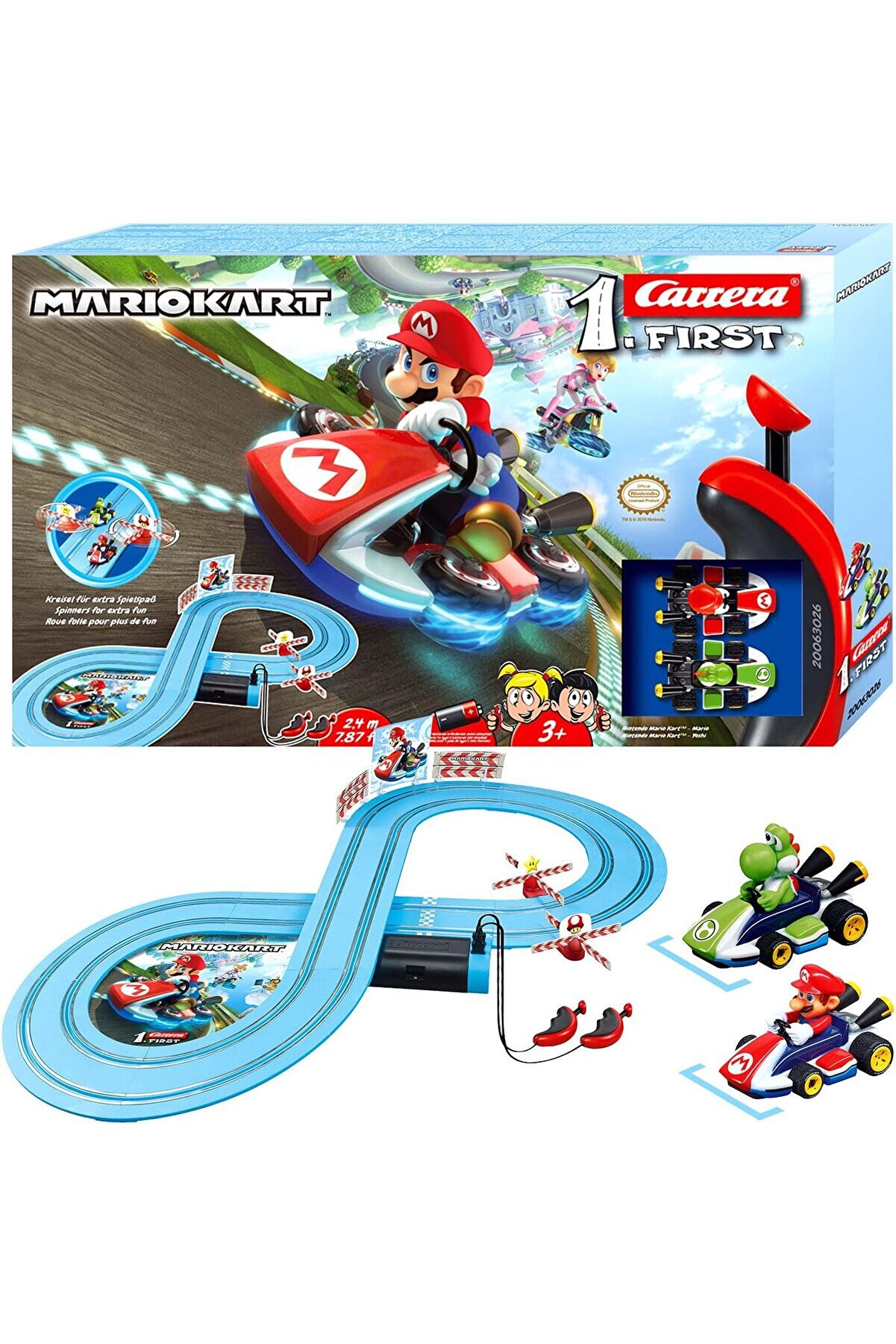 STOREMAX modashine - Circuit Carrera First - Mario Kart - 2.4m modascope 1014773