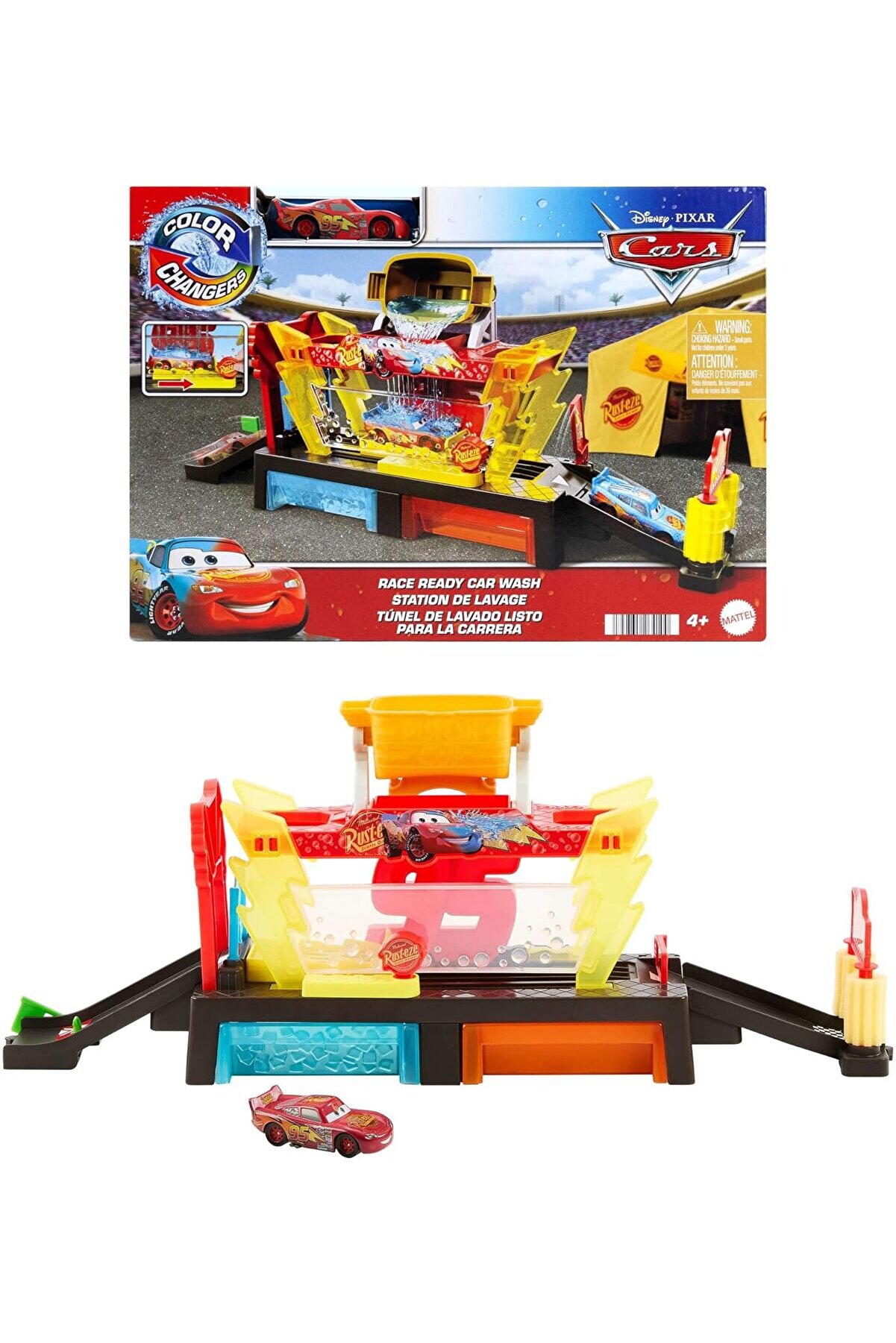 STOREMAX modashine Renk Değiştiren MCQUEEN ile Yıkama Oyun Seti Renk Değiştiren MCQUEEN ile Yıkama Oyun Seti