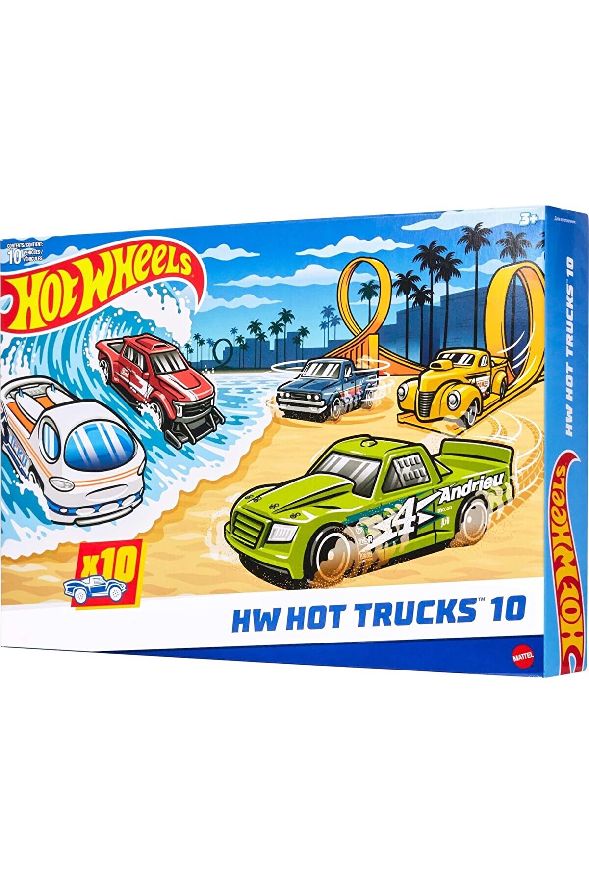 STOREMAX modashine 1:64 ölçekli oyuncak kamyonlar, akrobasi, yardım, yarış ve diğer için oluşan 10'lu se