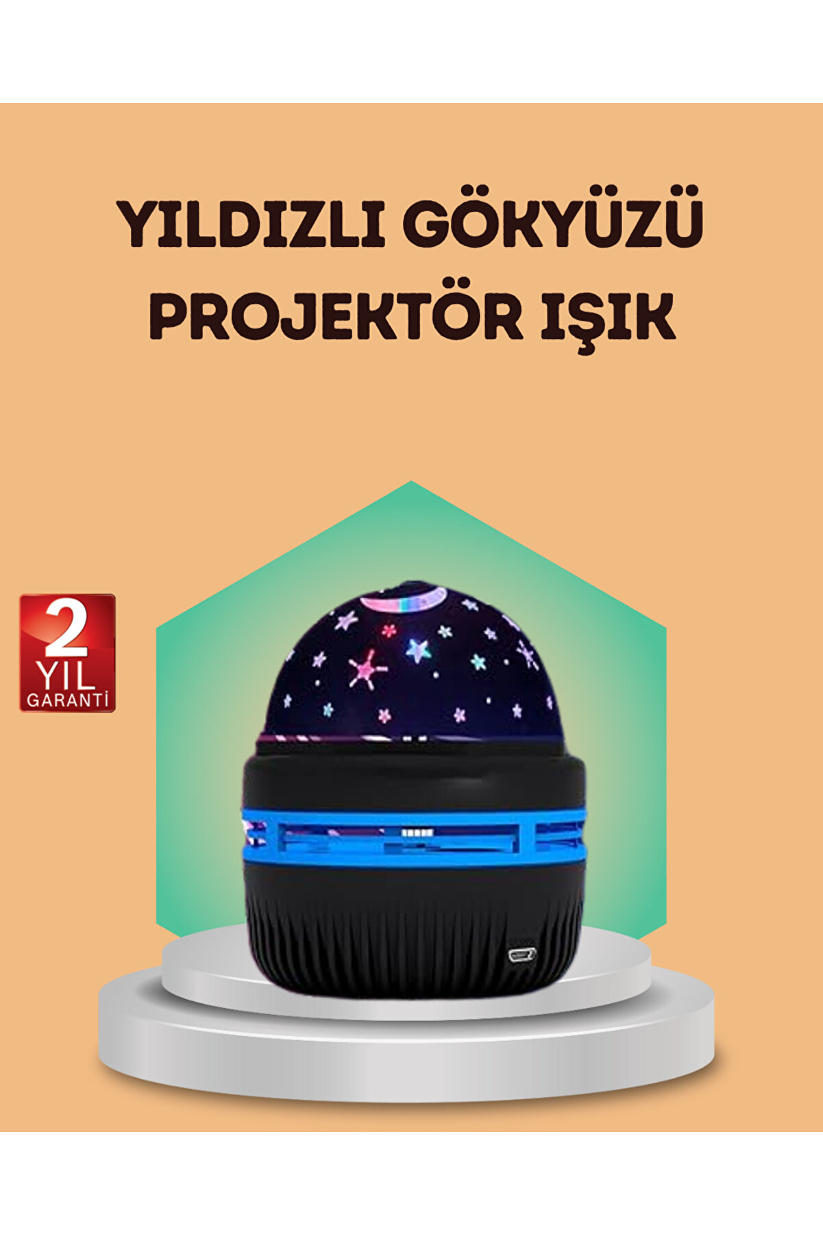 Toptan Bulurum USB Galaxy Projektör Lamba – Romantik Atmosfer, Çocuk Odası, Parti ve Düğün Işığı