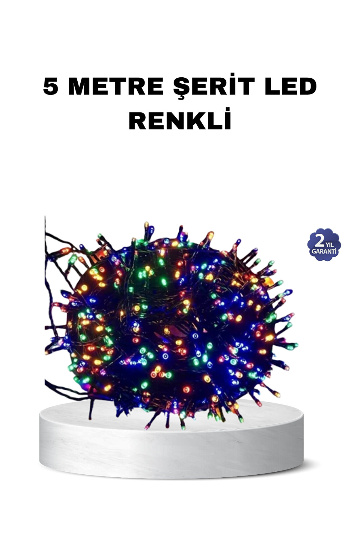 Toptan Bulurum 50 Ampullü 5 Metre LED Işık – 8 Modlu, Enerji Tasarruflu Dekoratif Aydınlatma