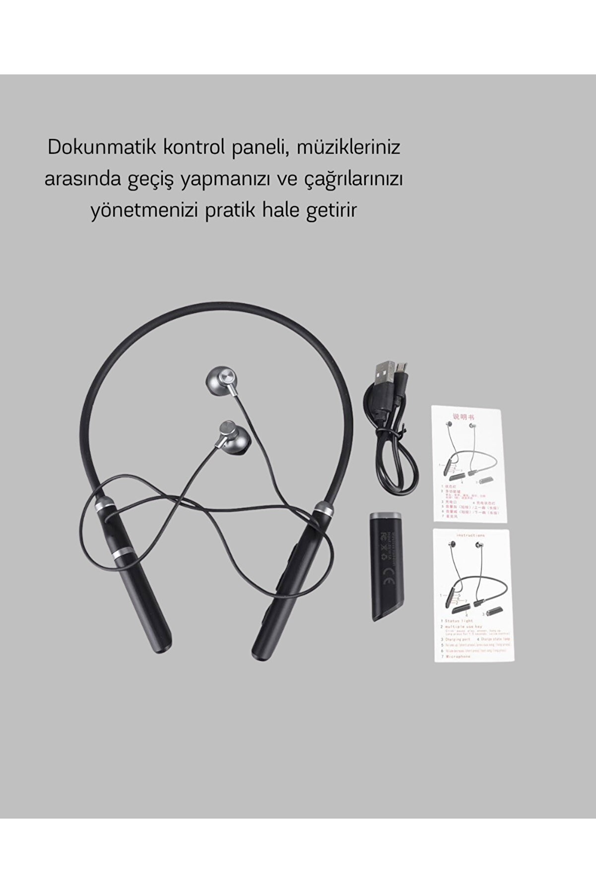 Akti̇f Gürültü Önlemeli̇ Bluetooth Kulaklık – Dokunmati̇k Kontrol, Dahi̇li̇ Mi̇krofon, Yüksek Ses Kali̇tesi̇