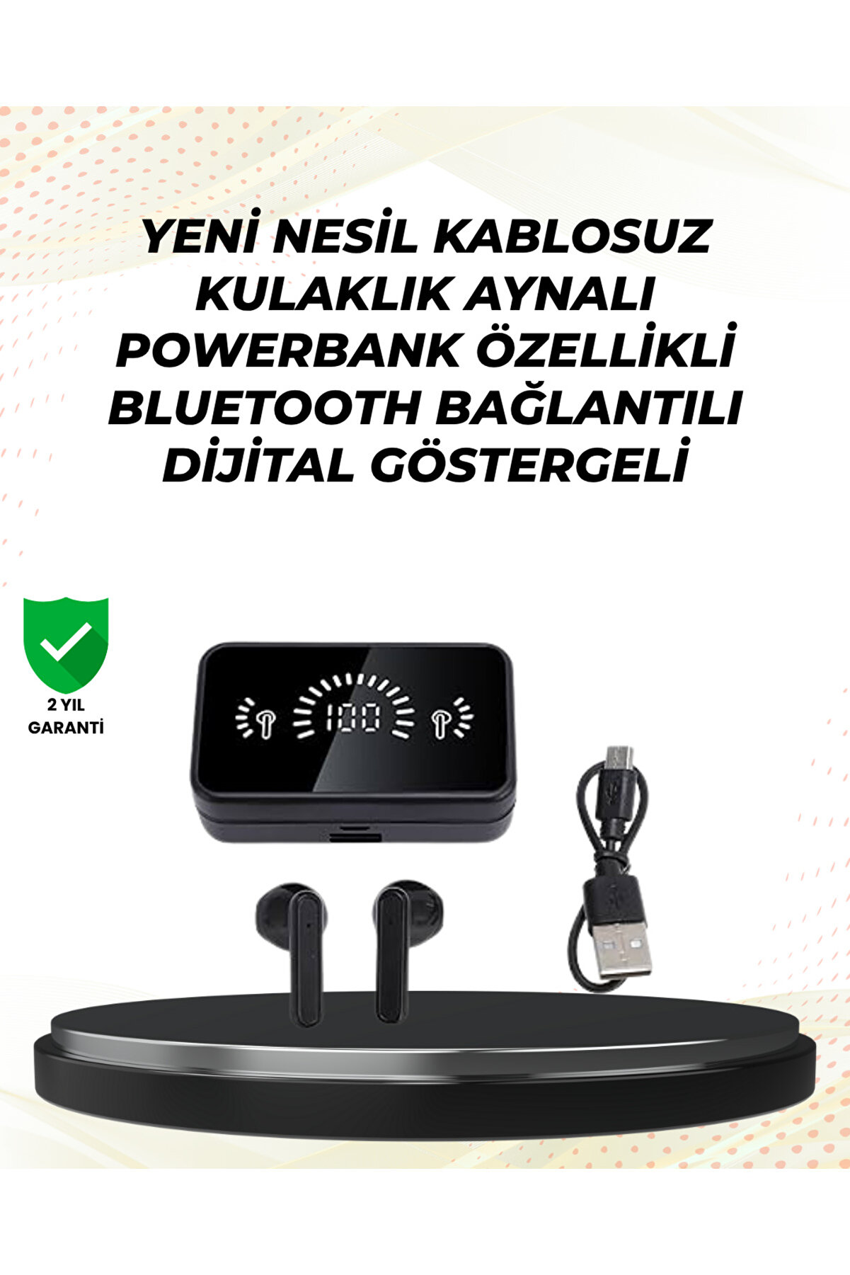 Toptan Bulurum Bluetooth 5.1 Destekli bluetooth kulaklık – ANC ve Stereo Sesli