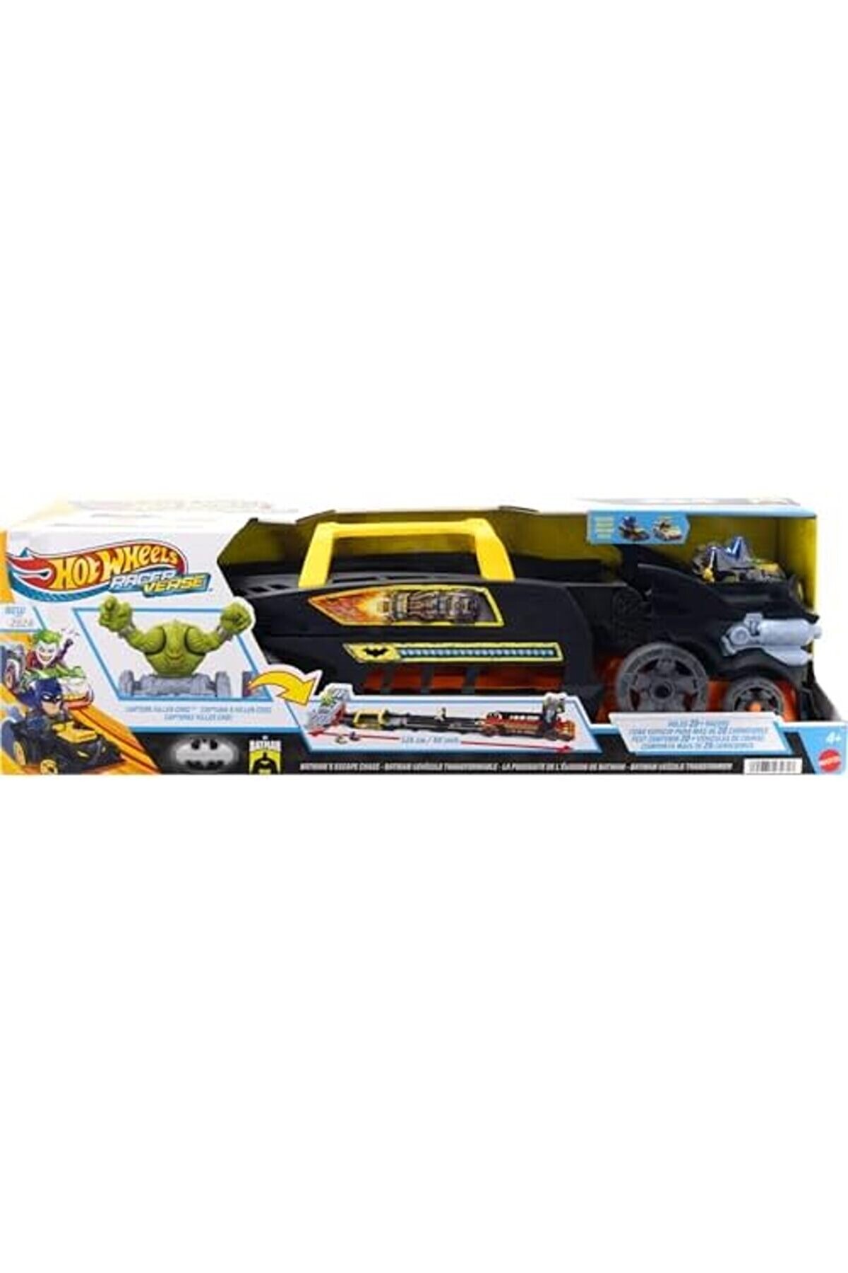 Buydash Racerverse Pi̇st Seti̇ Hot Racerverse Pi̇st Seti̇, 2 Adet Metal Oyuncak Arabayla 3 Şeri̇tli̇ Yarış