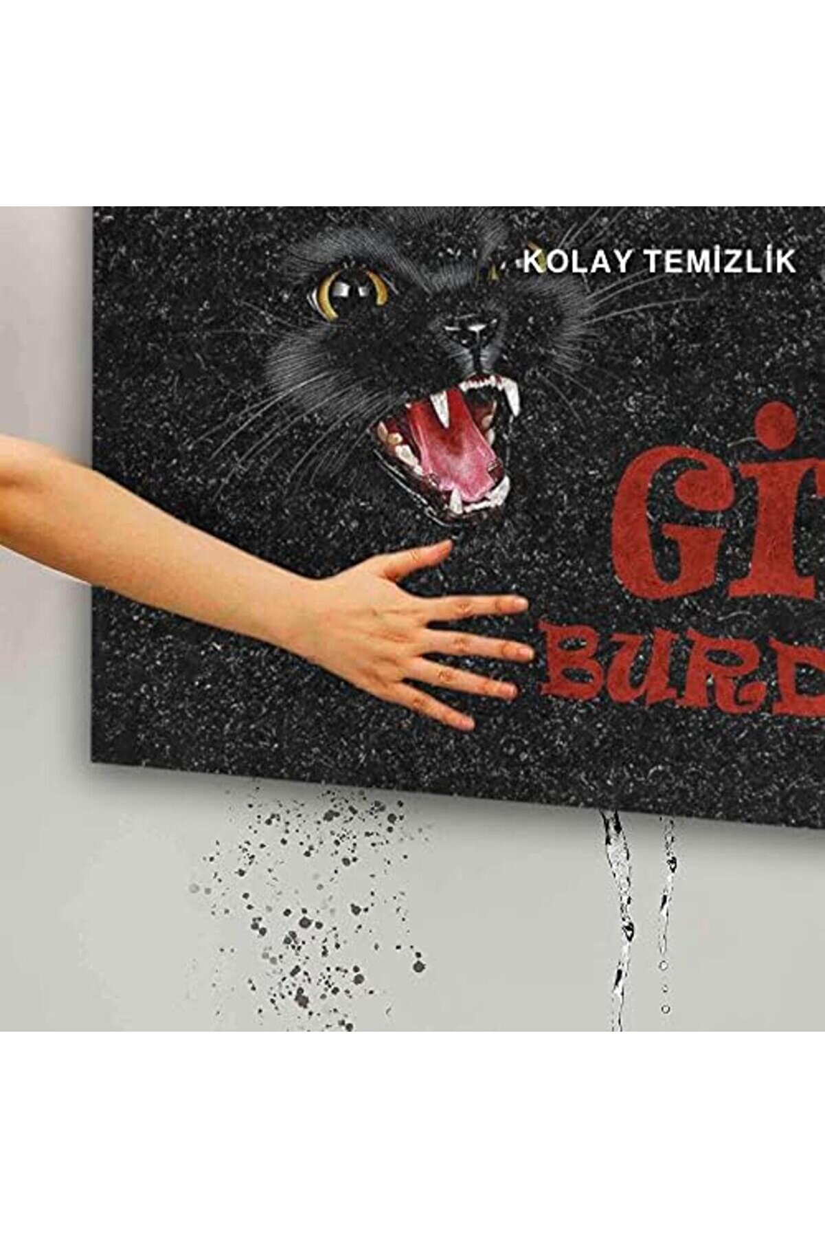 Shopverse Tasarımlı Dekorati̇f Kapı Önü Paspas, Dış Mekan/Ev İçi̇/ /Mutfak/Yatak Odası/Gi̇ri̇ş Paspaslar