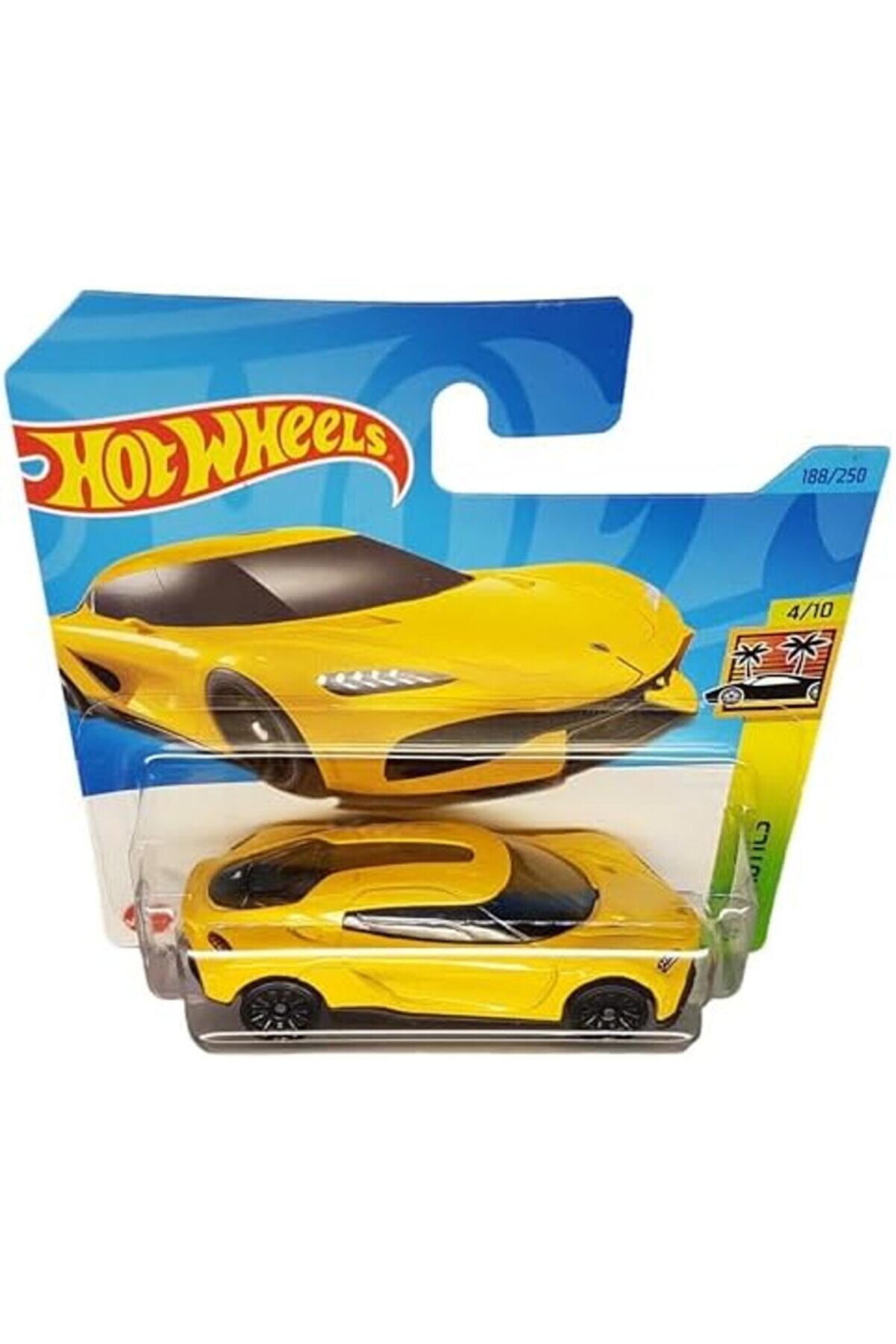 Modashi̇ne - Koeni̇gsegg Gemera - Hw Exoti̇cs 4/10 - Hkh95 - Short Card - Supersportwagen - Sarı - 2023