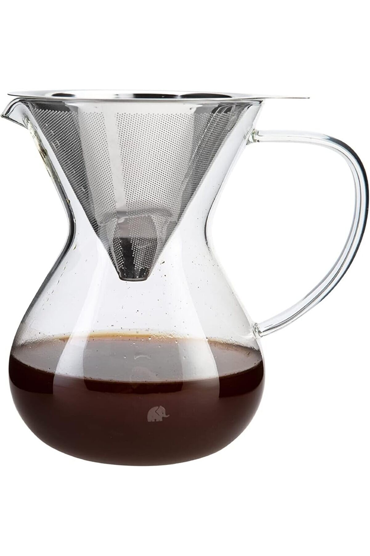 STOREMAX shopverse Cam Kahve Demleme Çelik Süzgeçli 850 ml, Tek Ebat, Çok Renkli trendflick 1014773