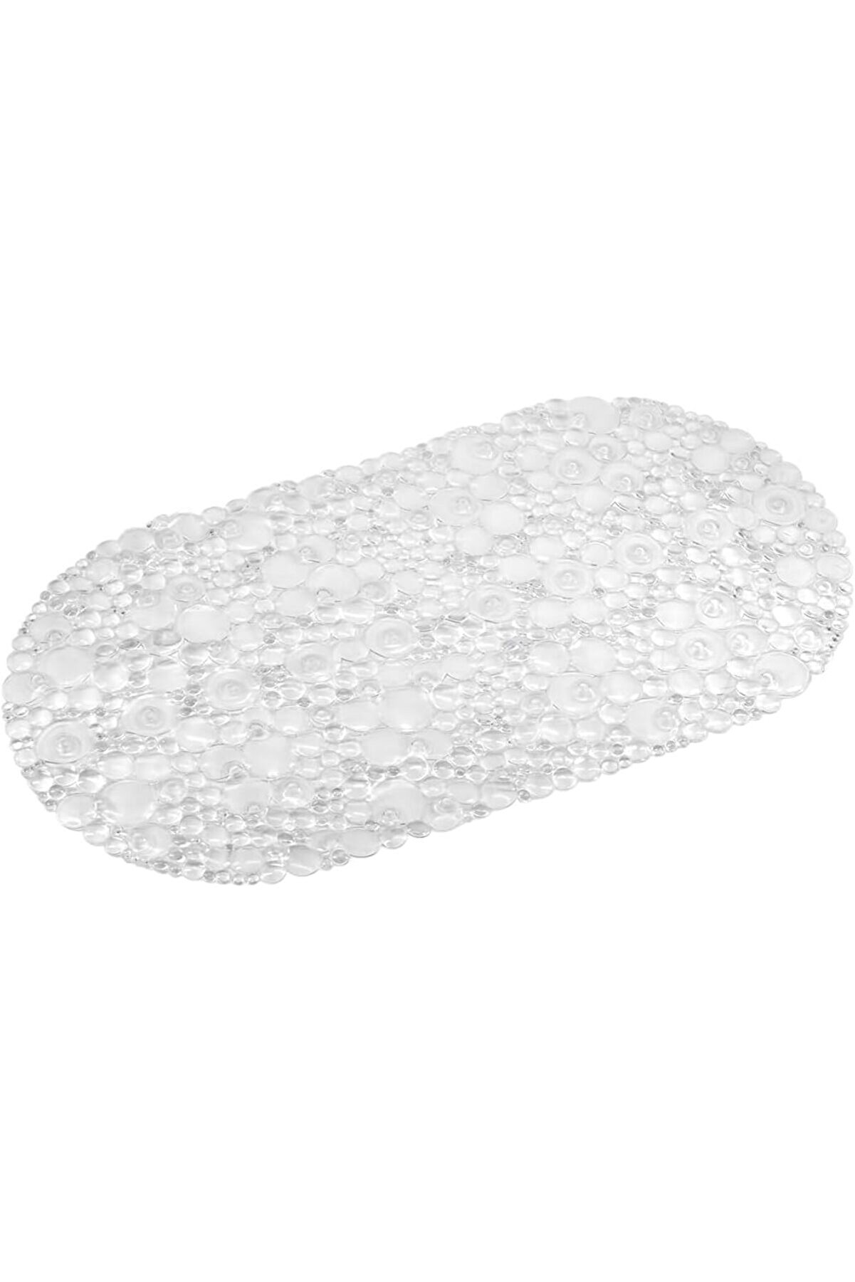 STOREMAX Mark Premium Serisi - Küvet İçi Kaydırmaz Yuvarlak Desenli Paspas 62 x 32 cm, Şeffaf 978262