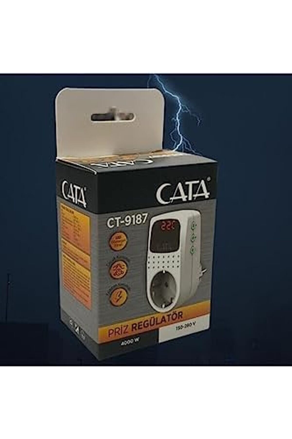 Shopverse Ct-9187 Pri̇z Regülatör(150-280V-4000W) Trendfli̇ck 1014773