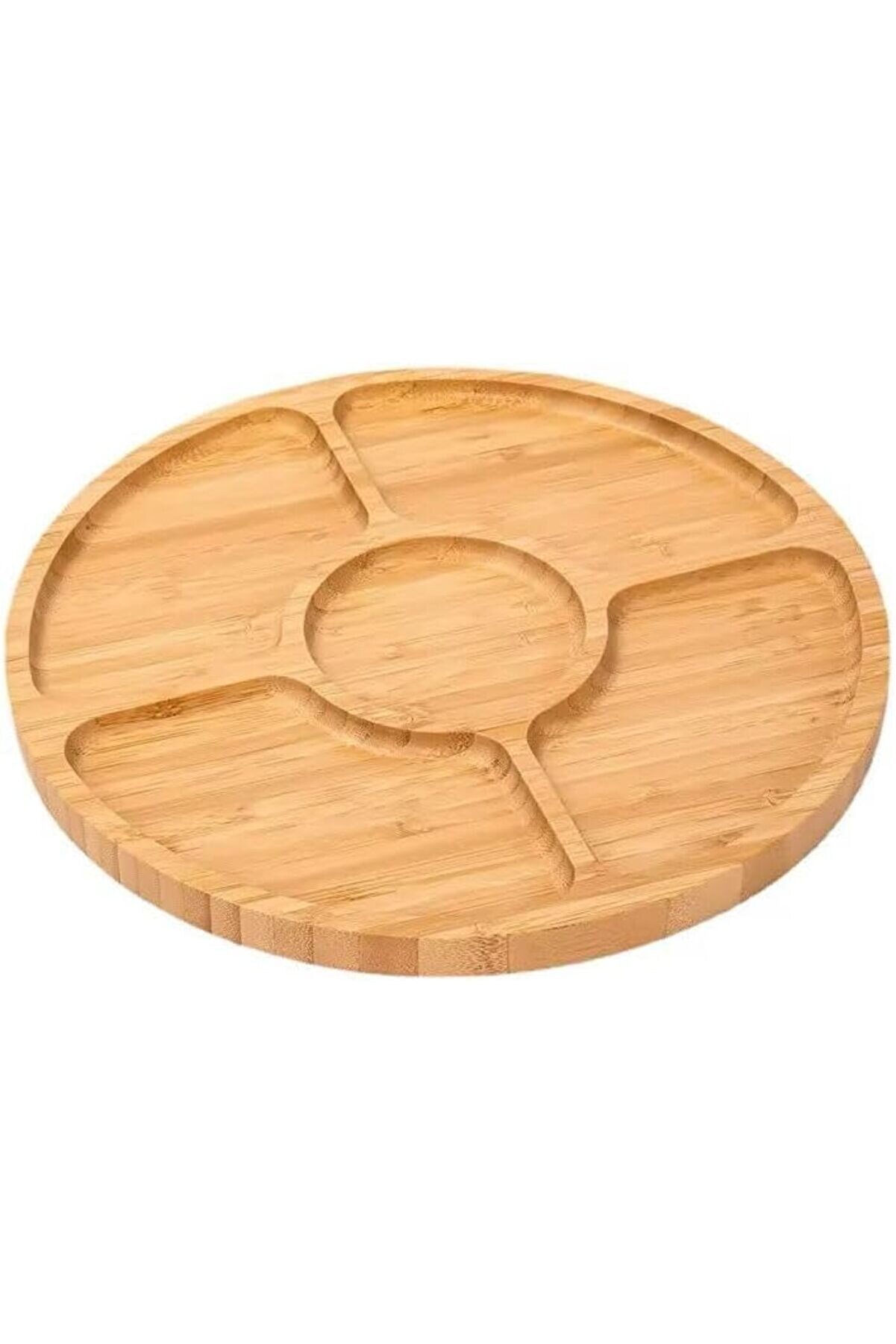 STOREMAX shopverse 360° Dönebilen 34 Cm Bambu Ahşap Pizza, Peynirebilen ve Sunum Tepsisi – Çok Amaçlı Döner S