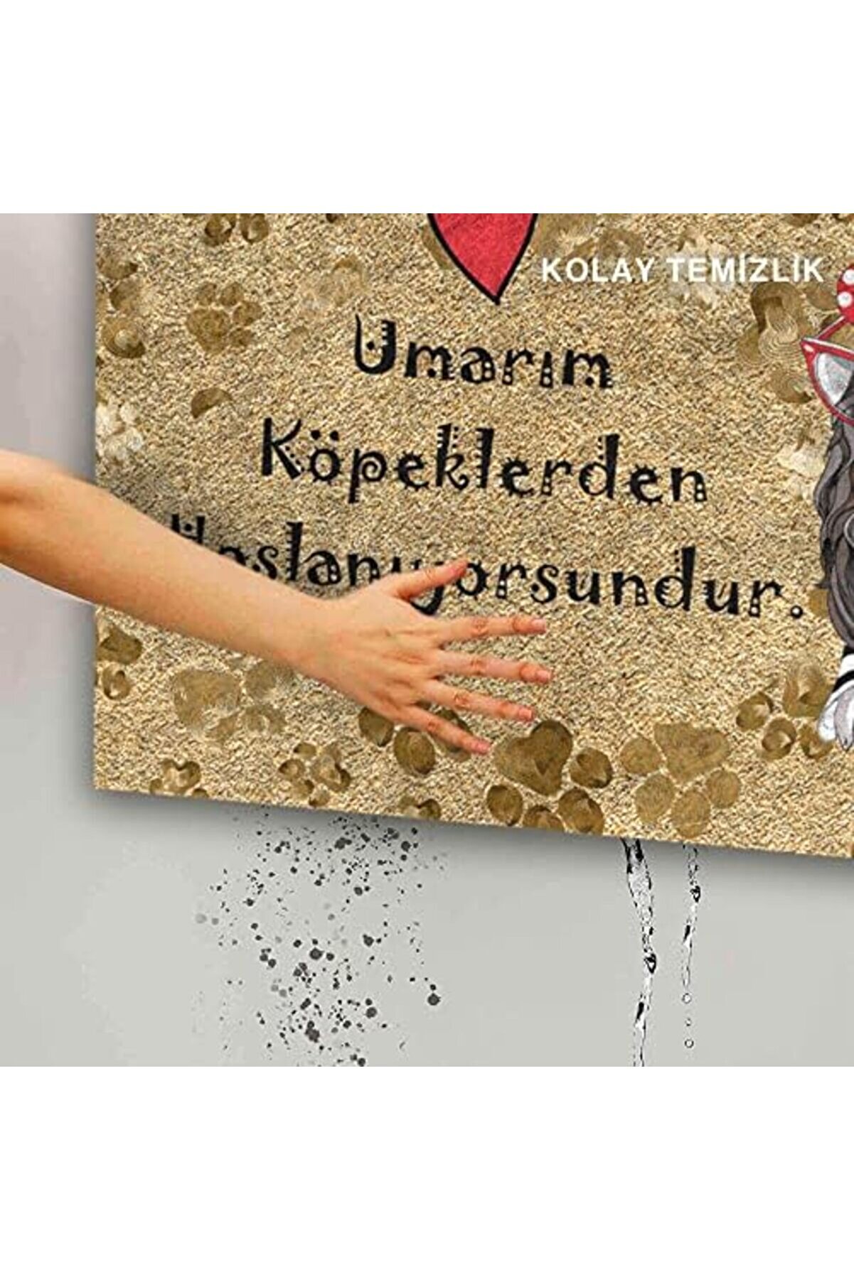 Shopverse Tasarımlı Dekorati̇f Kapı Önü Paspas, Dış Mekan/Ev İçi̇/ /Mutfak/Yatak Odası/Gi̇ri̇ş Paspaslar