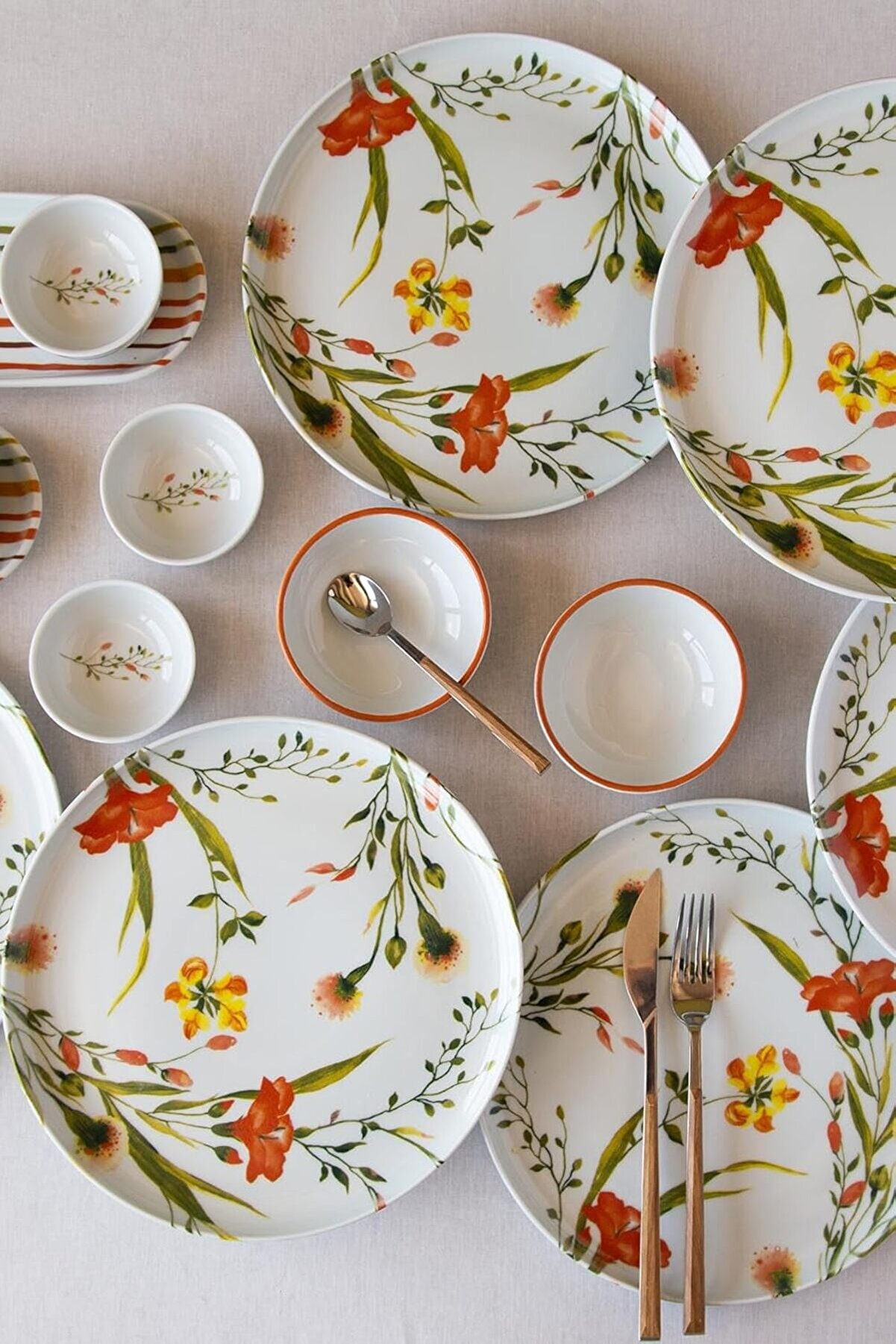 STOREMAX shopverse 14 Parça 6 Kişilik Kahvaltı Takımı Fiore trendflick 1014773