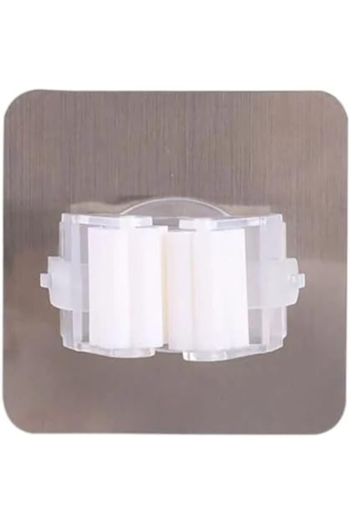 Shopverse Adet Kelebek Yapışkanlı Mop Fırça Sap Tutucu Kepçe Kaşık Organi̇zer Mutfak Düzenleyi̇ci̇ Tren