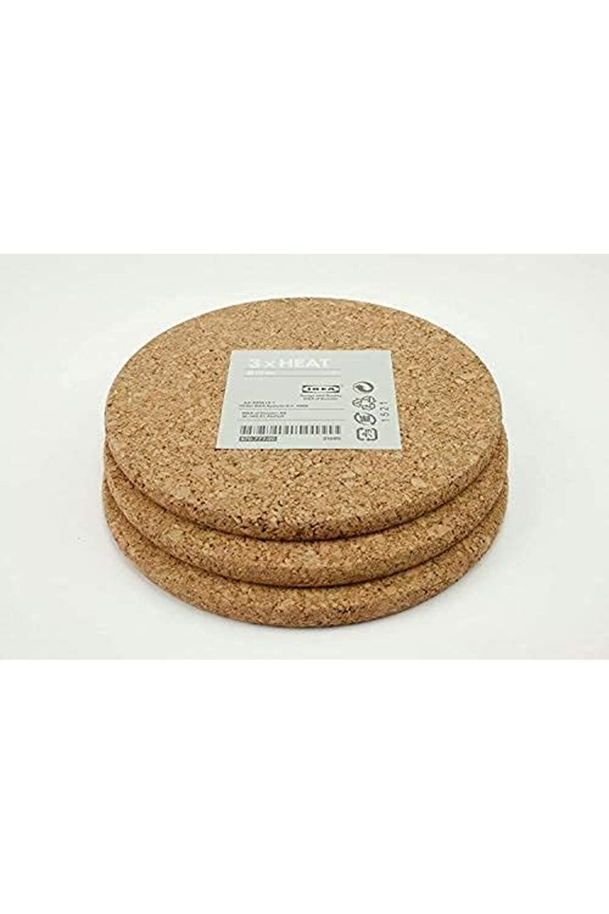 Shopverse Heat 3 Lü Set Mantar Tencere Altlığı 19 Cm Çapında Mantar Altlık Trendfli̇ck 1014773