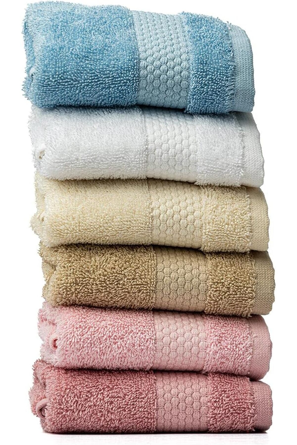 STOREMAX shopverse | Minerva |%100 Pamuklu 6'lı Çok Renkli Misafir Havlu Seti ASORTİ trendflick 1014773