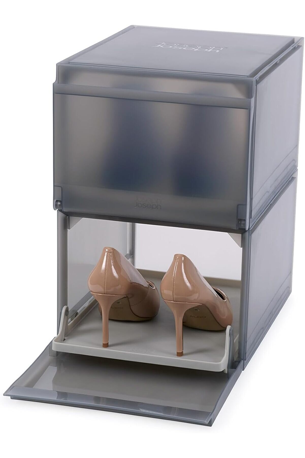 STOREMAX ShoeCase Premium Ayakkabı ve Spor Ayakkabı Saklama Kutusu Düzenleyici, Kaydırmalı Ayakkabı Tepsisi,