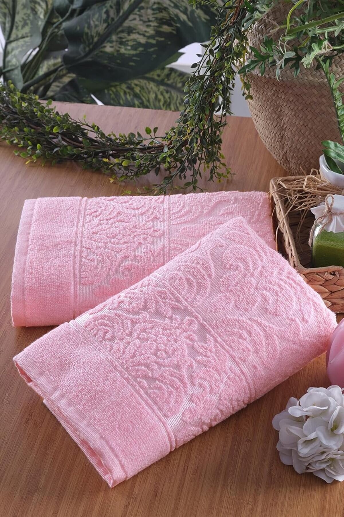 STOREMAX shopverse Tekstil Soft | 2'li 50x90 Cm El&y&uuml;z Havlu Seti Pembe trendflick 1014773