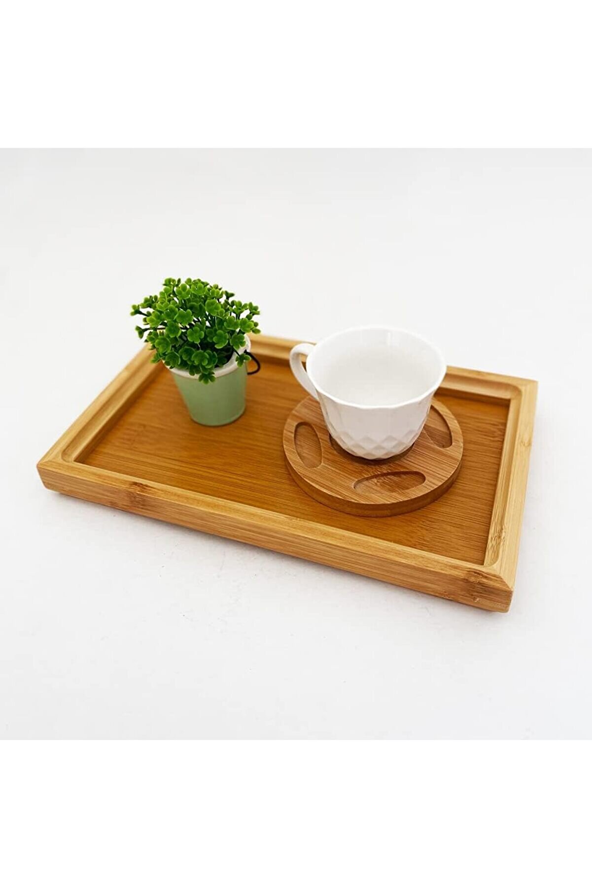 STOREMAX shopverse Bambu Dikdörgen Servis Tepsisi Küçük Boy Tepsi 25cm*15cm*2.6cm trendflick 1014773