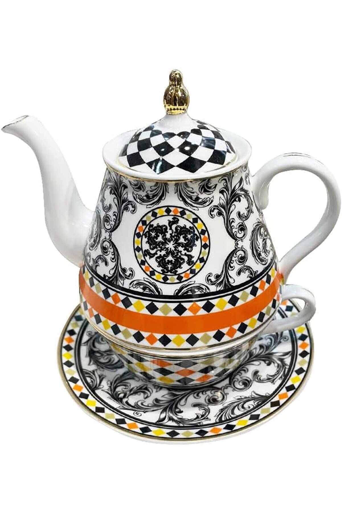 STOREMAX shopverse Art Margery Tek Kişilik Demlik & Fincan Seti trendflick 1014773