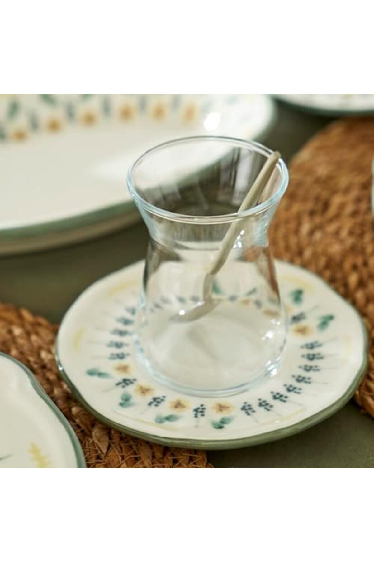 Shopverse 26 Parça 6 Ki̇şi̇li̇k Kahvaltı Takımı Yeşi̇l Trendfli̇ck 1014773