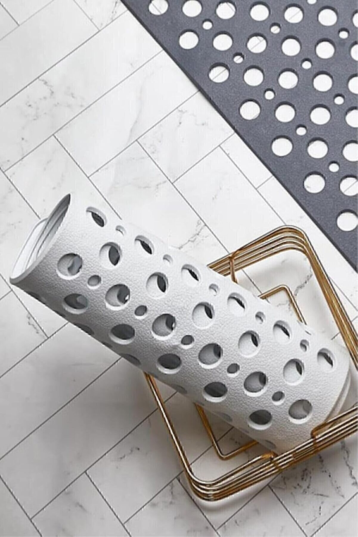 STOREMAX shopverse Kaydırmaz Duşakabin Ve Duş Paspası bubble paspas 33 X 66 Cm BEYAZ RENK SEA141B trendflick