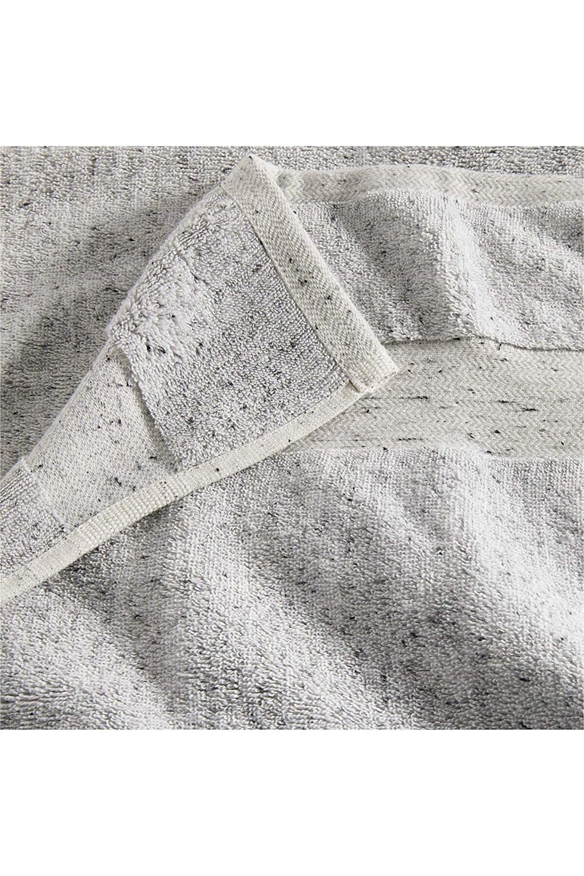 Shopverse Pamuklu 50X90-70X140 Cm 2 Li̇ Takım Havlu Seti̇ &Ccedil;eyi̇zli̇k Gri̇ Trendfli̇ck 1014773