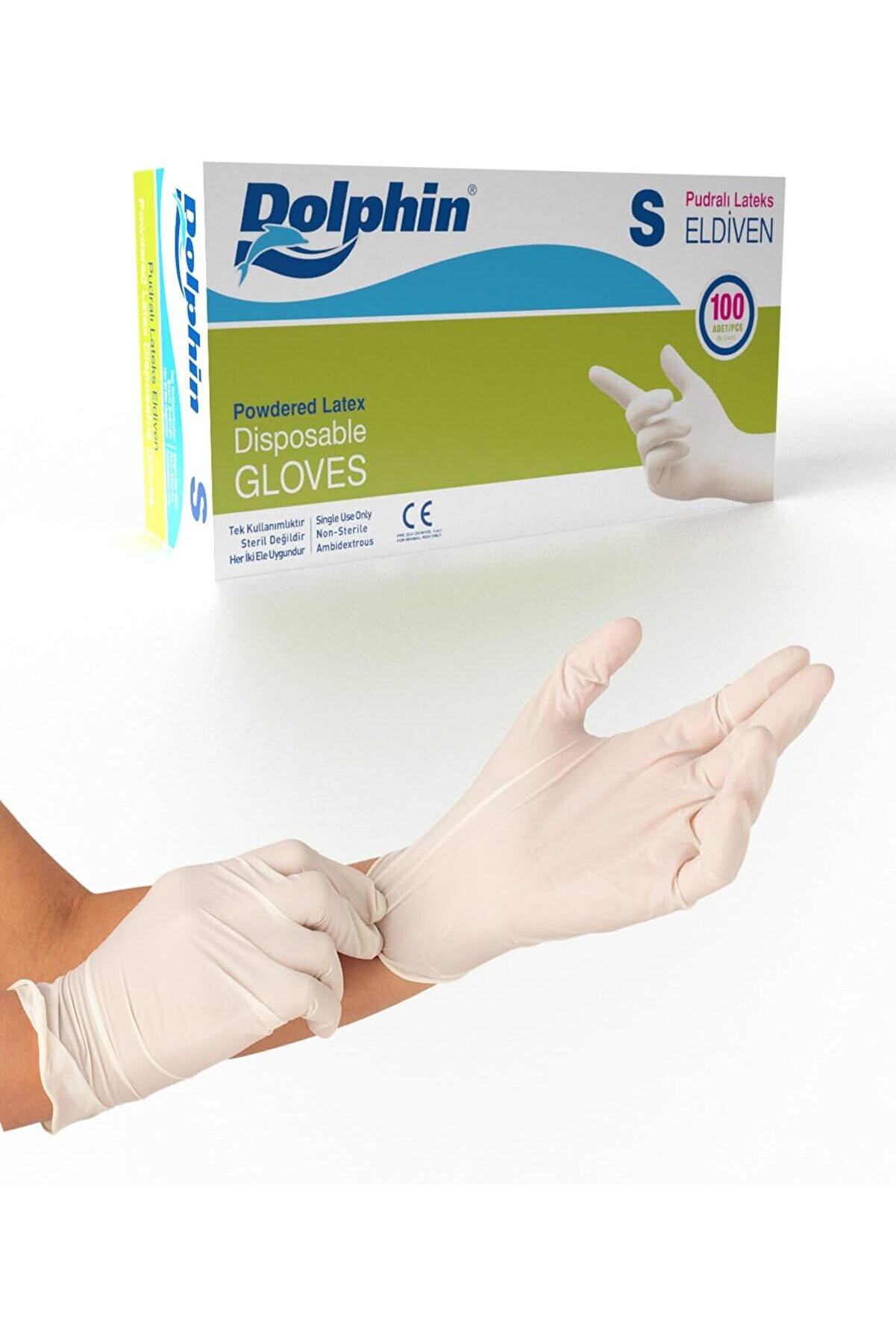 STOREMAX shopverse Beyaz Lateks Eldiven Pudralı S 100 Adet trendflick 1014773