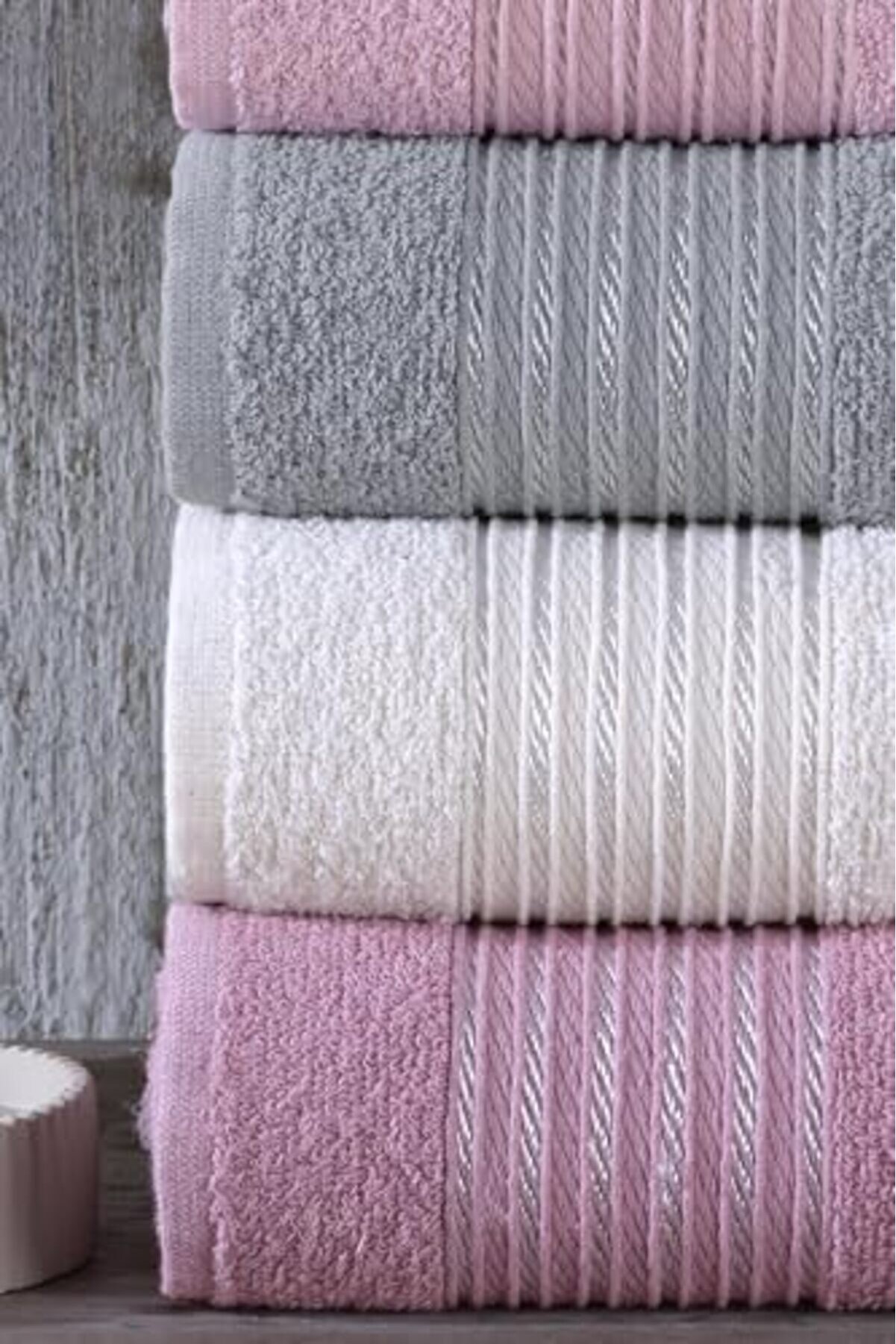 Shopverse Teksti̇l | 5 Li̇ 50X90 Cm El&Y&uuml;z Havlu Seti̇ Trendfli̇ck 1014773