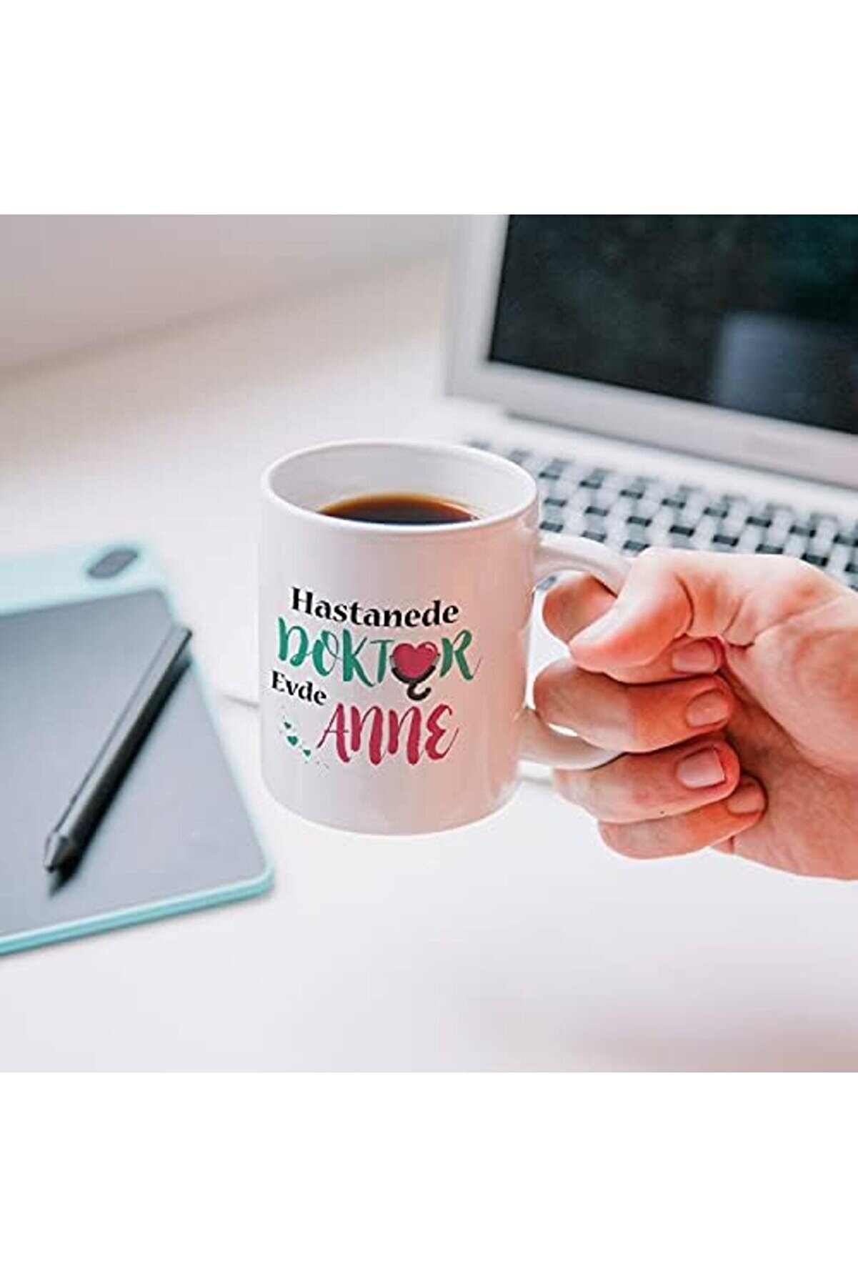 Shopverse Doktor Hedi̇ye Espri̇li̇ Kupa - 9,5 Cm Yüksekli̇k - Çi̇ft Yüz Baskılı Kupa Trendfli̇ck 1014773
