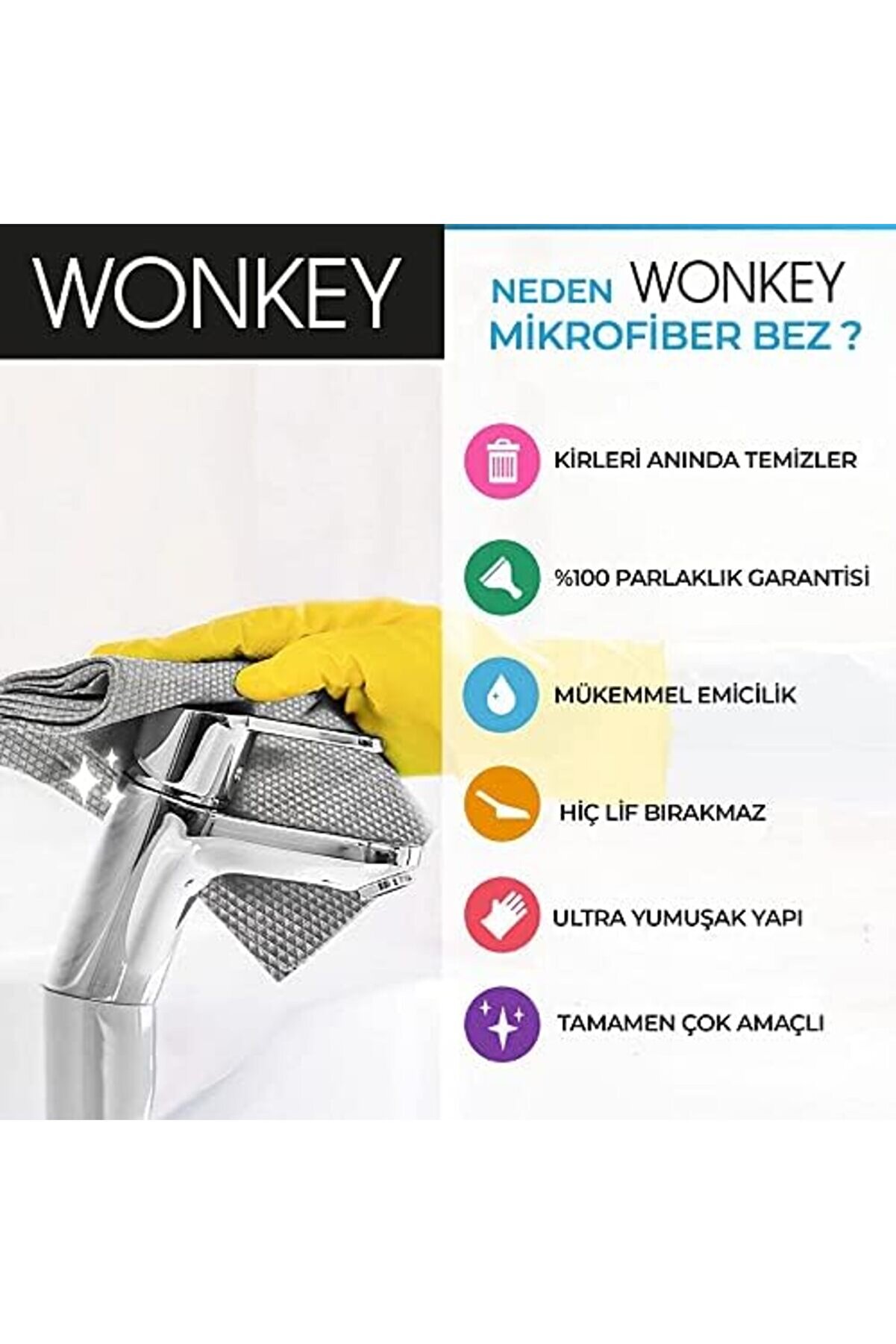 Shopverse Mi̇krofi̇ber Temi̇zli̇k Bezi̇ 3 Adet, &Ccedil;ok Ama&ccedil;lı Araba Cam, Toz Ve Mutfak Bezi̇, Oto Ve Motosi̇kl