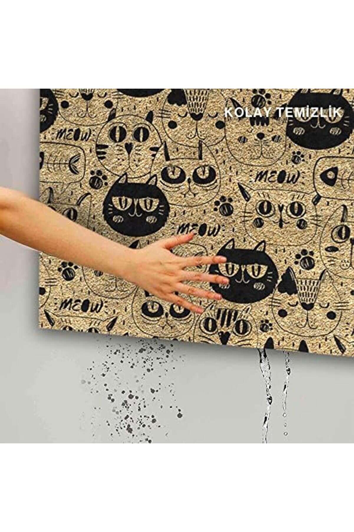 Shopverse Tasarımlı Dekorati̇f Kapı Önü Paspas, Dış Mekan/Ev İçi̇/ /Mutfak/Yatak Odası/Gi̇ri̇ş Paspaslar