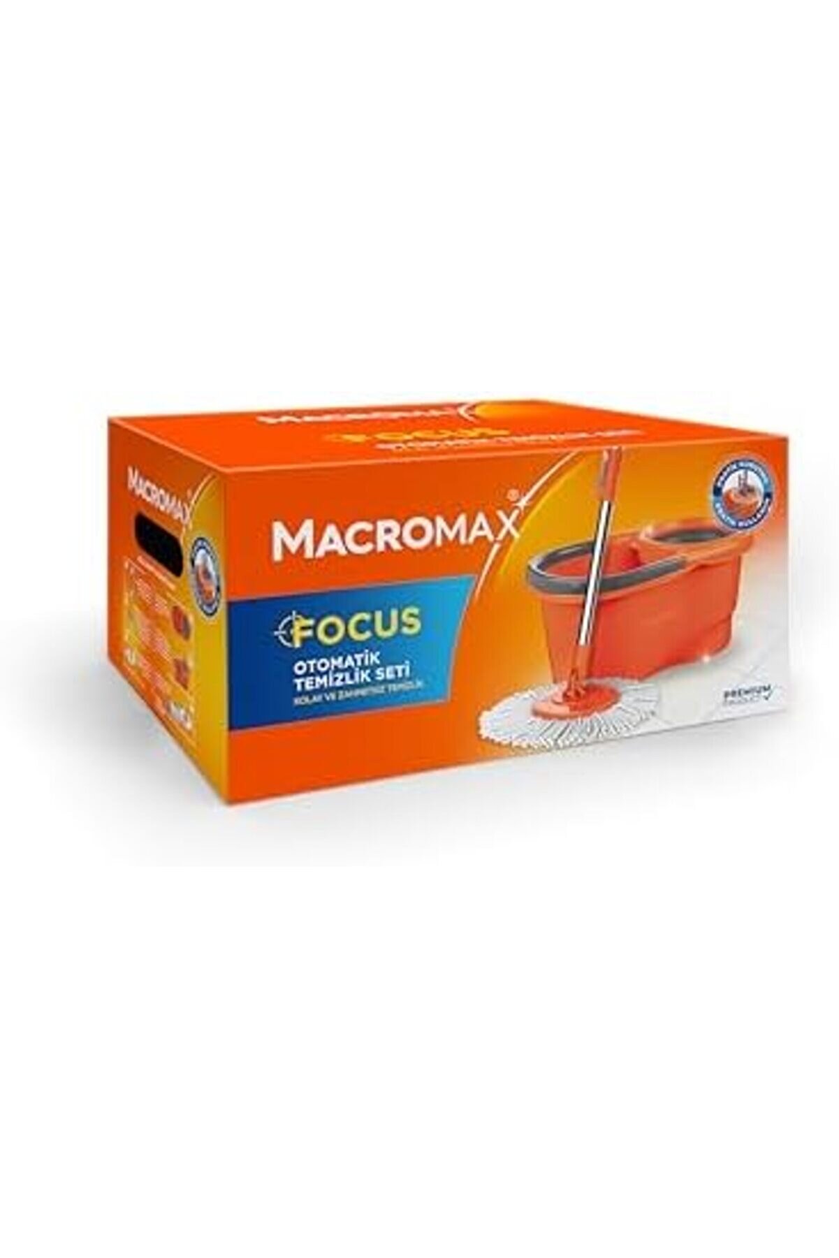 Goldwhi̇rl Focus Otomati̇k Temi̇zli̇k Seti̇, Pedalsız D&ouml;ner Sıkmalı 360 Başlıklı Mi̇krofi̇ber Paspas Trendf