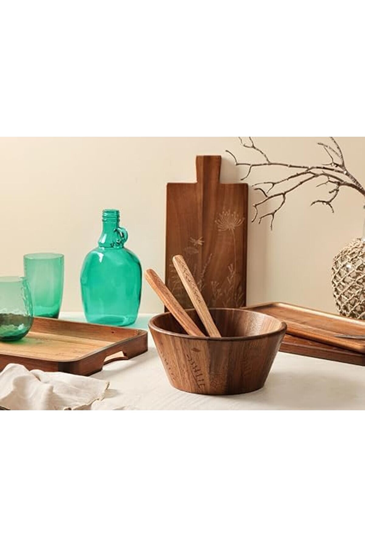 Shopverse Woodflower Akasya Sunum Tahtası 40 Cm Trendfli̇ck 1014773