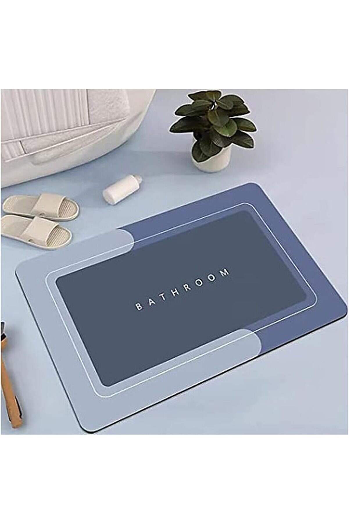 STOREMAX shopverse Paspası Deri Taban Kaydırmaz Paspası (60 * 40) (Mavi) trendflick 1014773