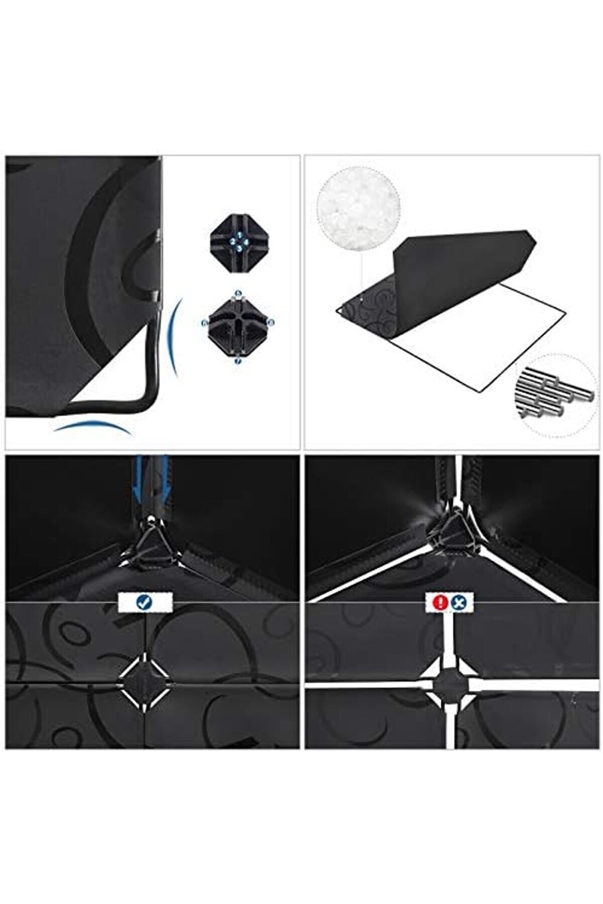 Shopverse 10 Sevi̇yeli̇ Ayakkabı Dolabı, Dıy, Pp Plasti̇kten, Devri̇lme Korumalı, 48 X 36 X 173 Cm, Si̇ya